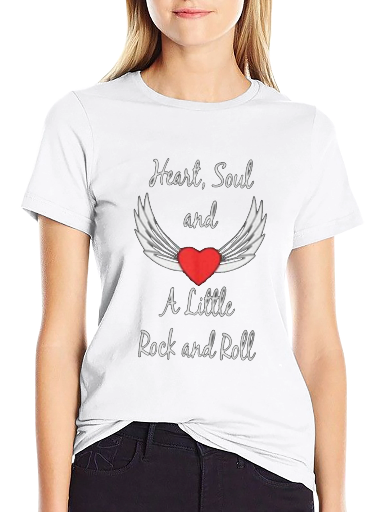 Heart Soul and Rock n Roll Graphic Tee