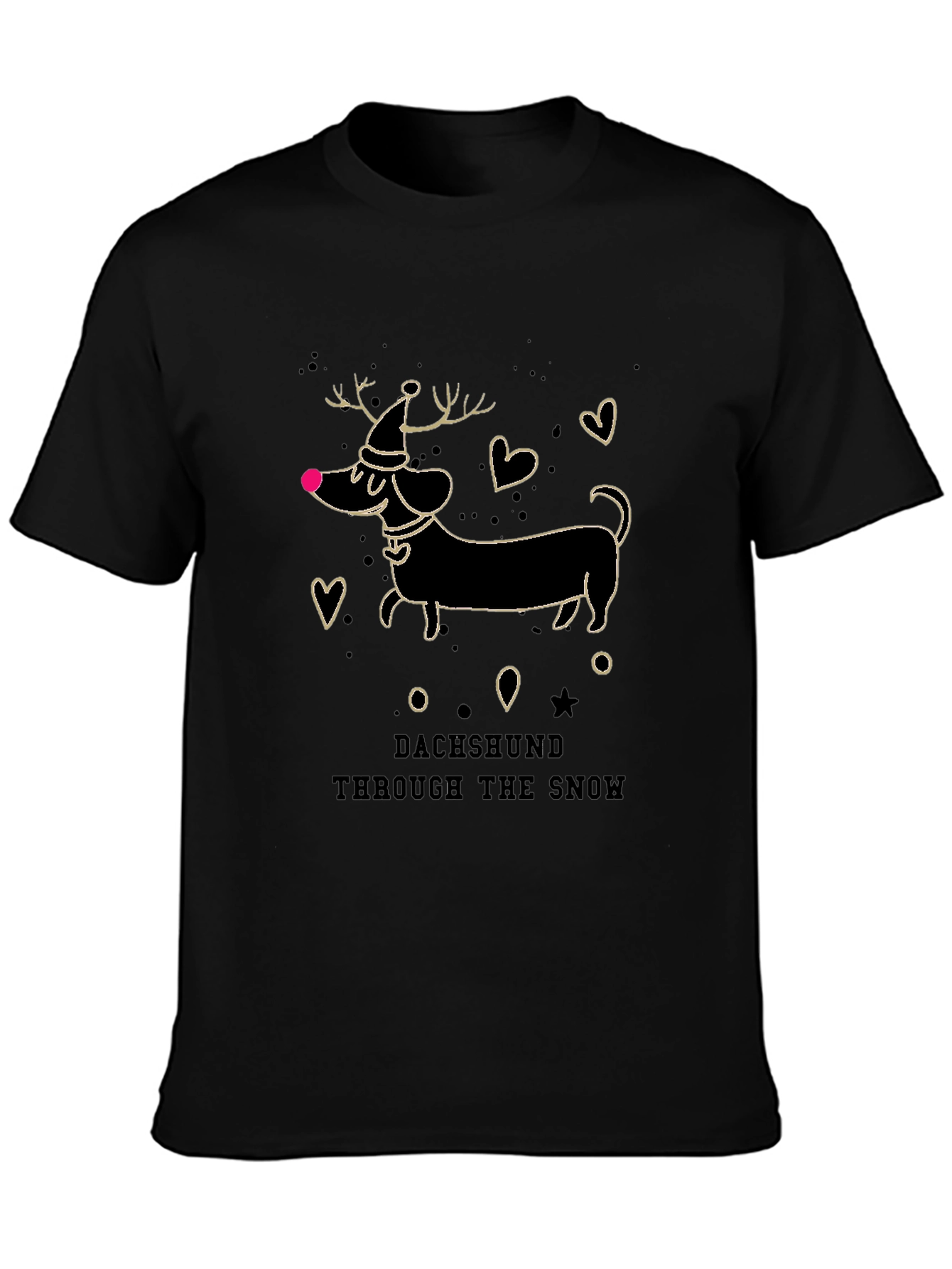 Dachshund Through the Snow Tee