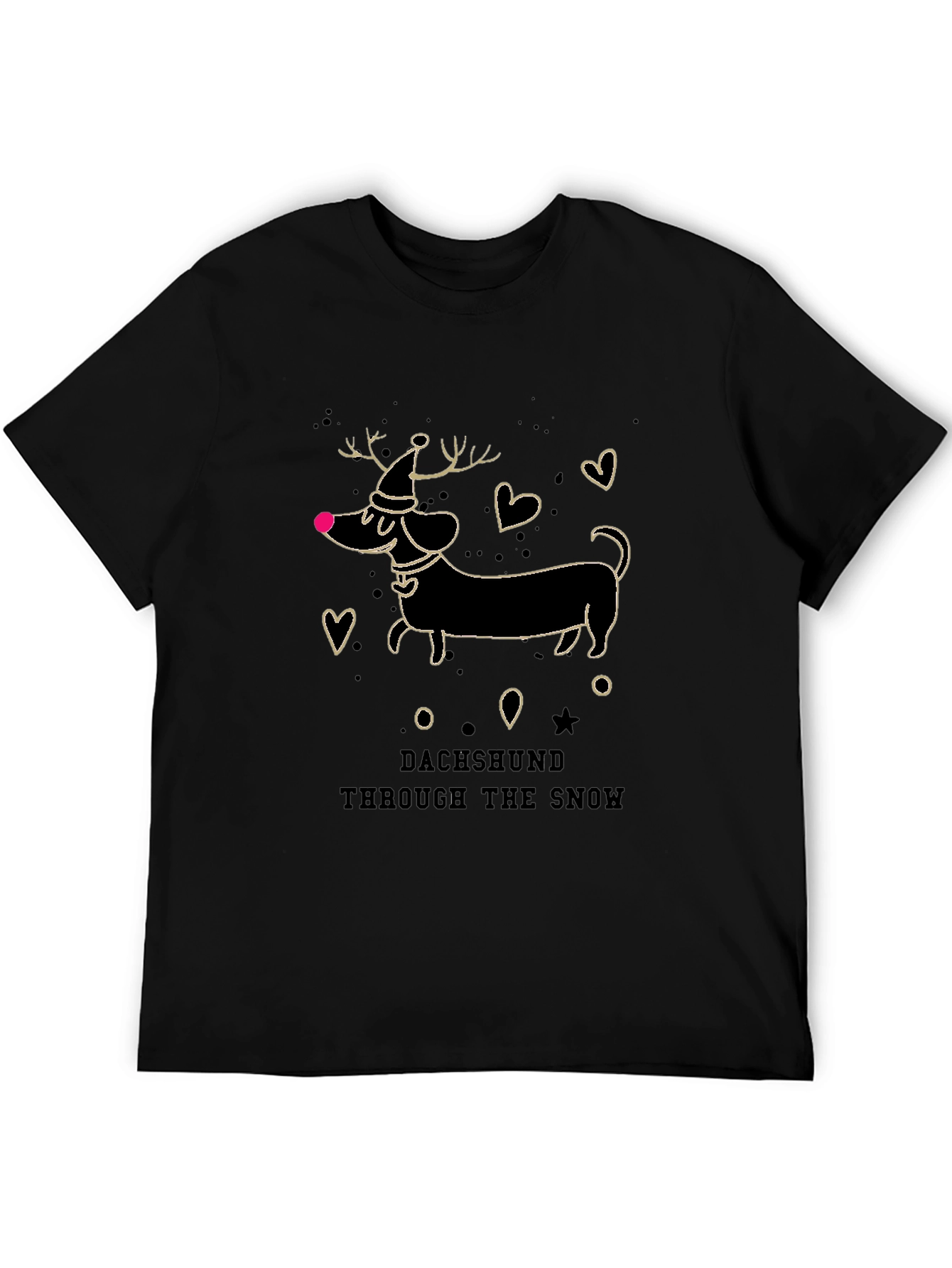 Dachshund Through the Snow Tee