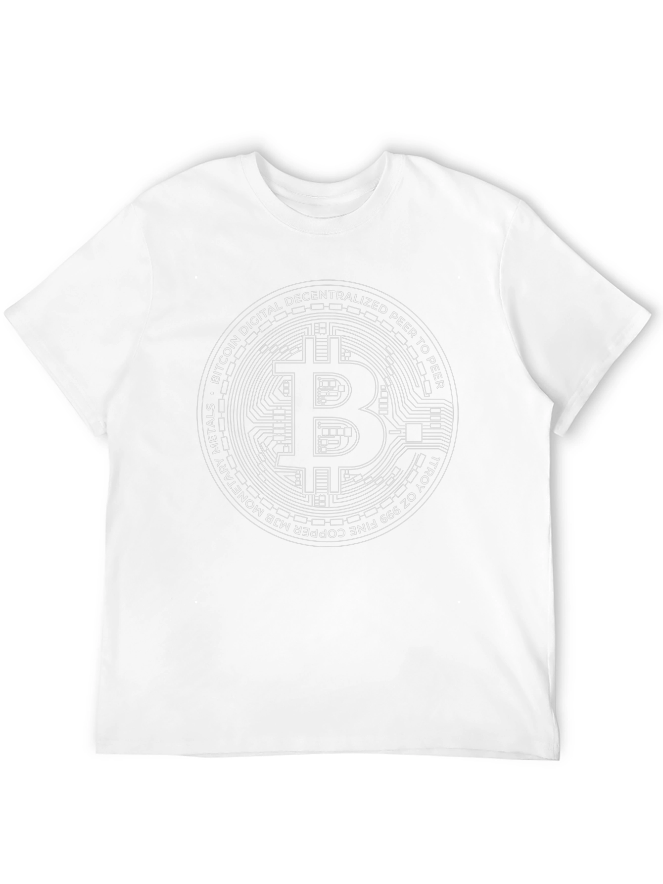 Bitcoin Crypto Currency Black T-Shirt