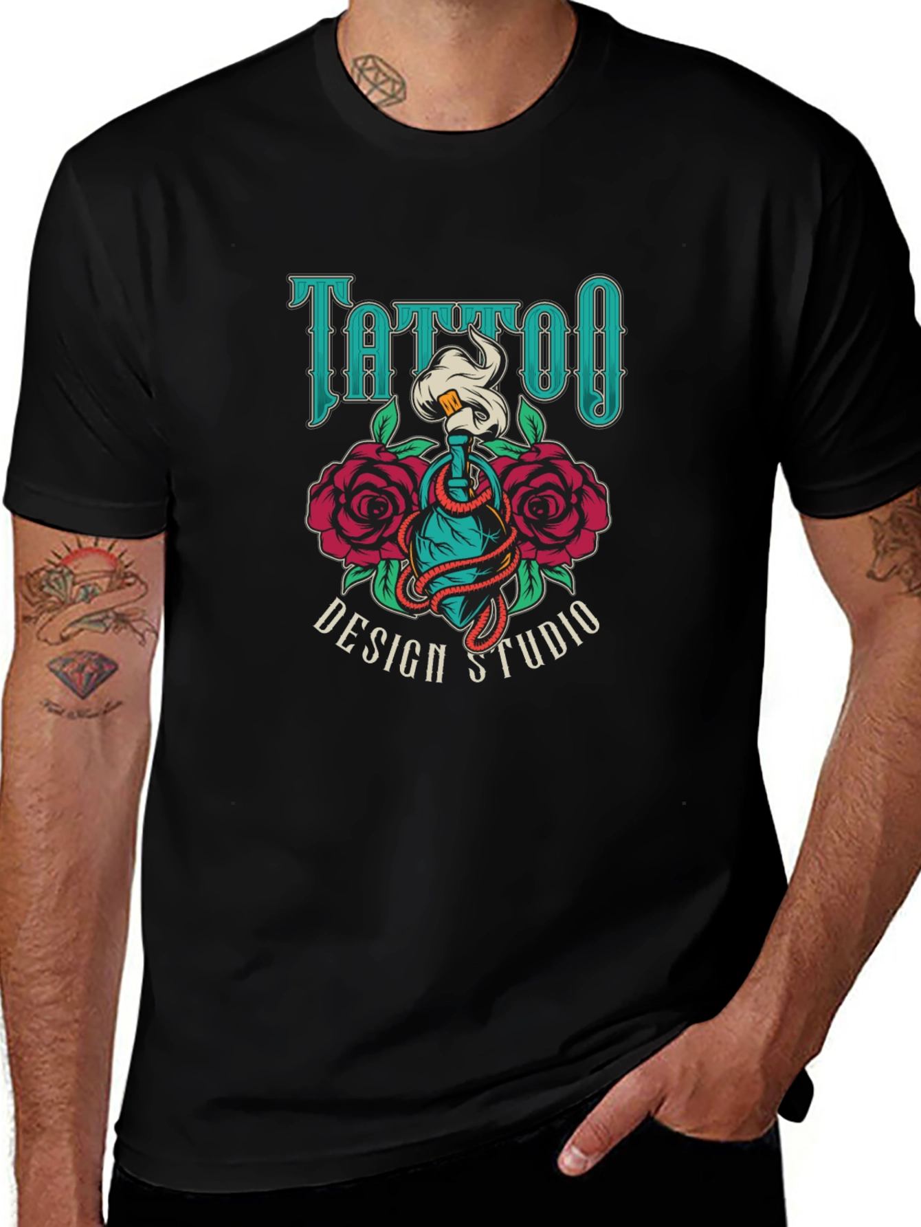 Tattoo Design Studio Graphic T-Shirt