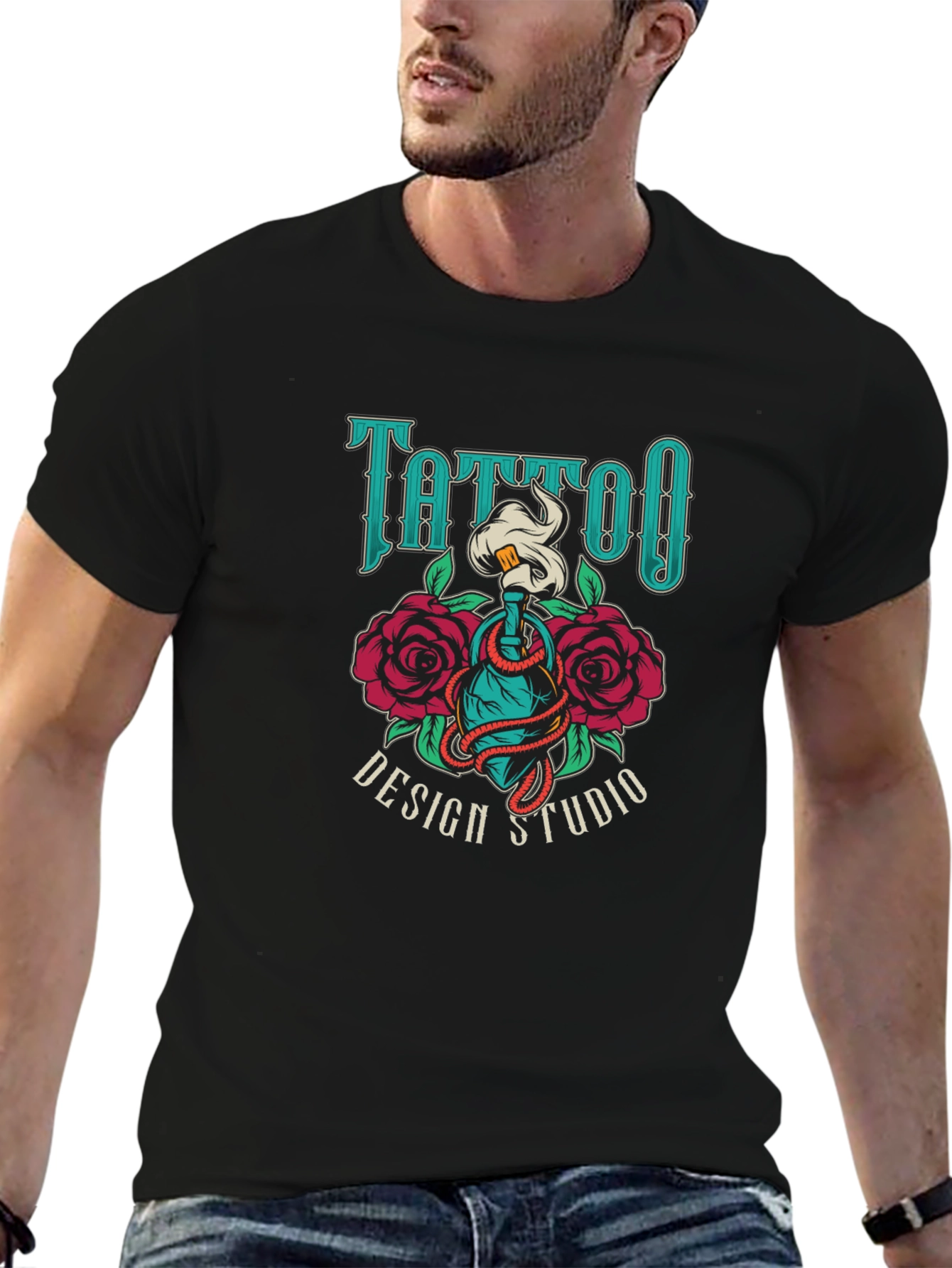Tattoo Design Studio Graphic T-Shirt