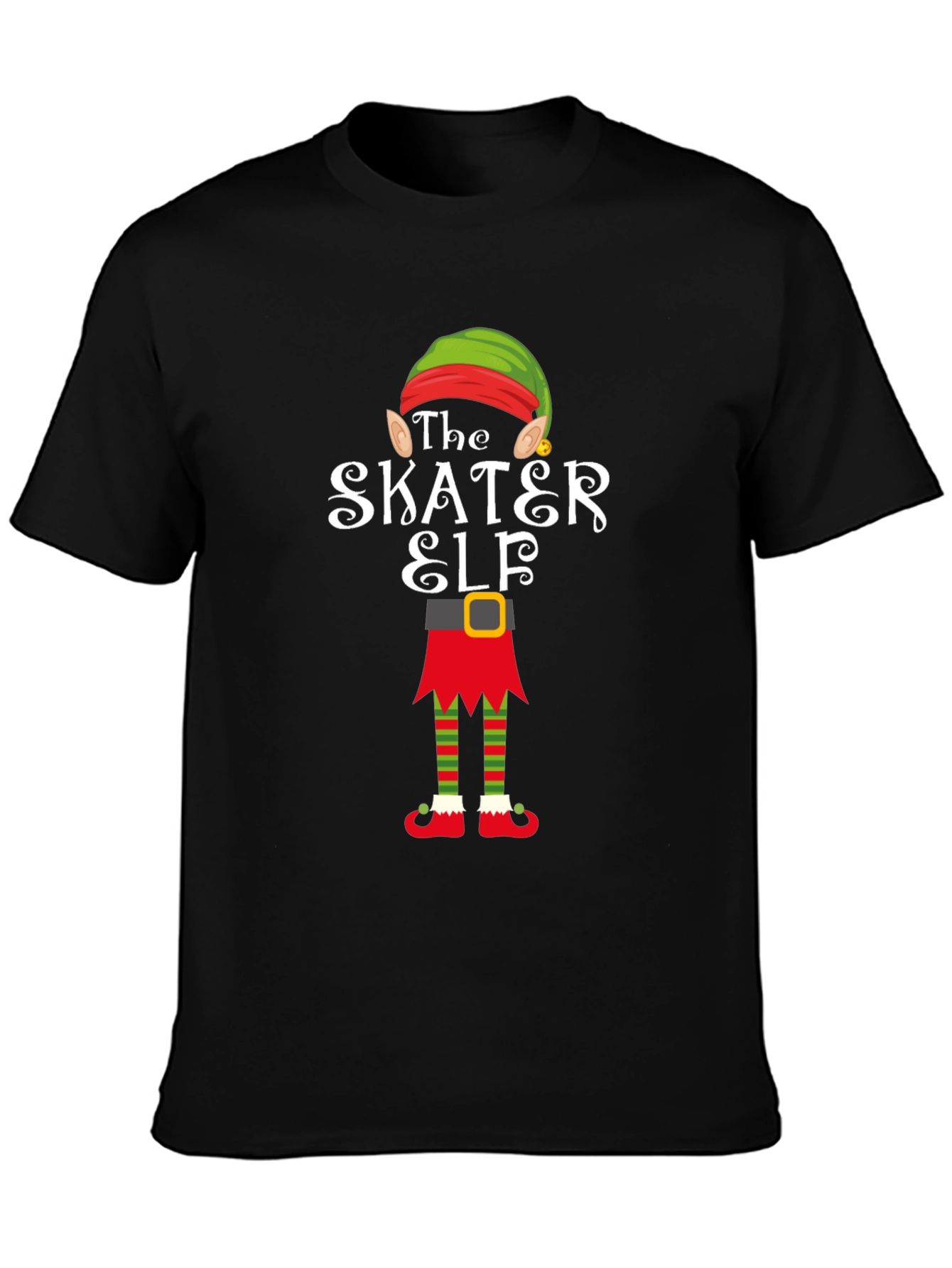 The Skater Elf Holiday T-Shirt