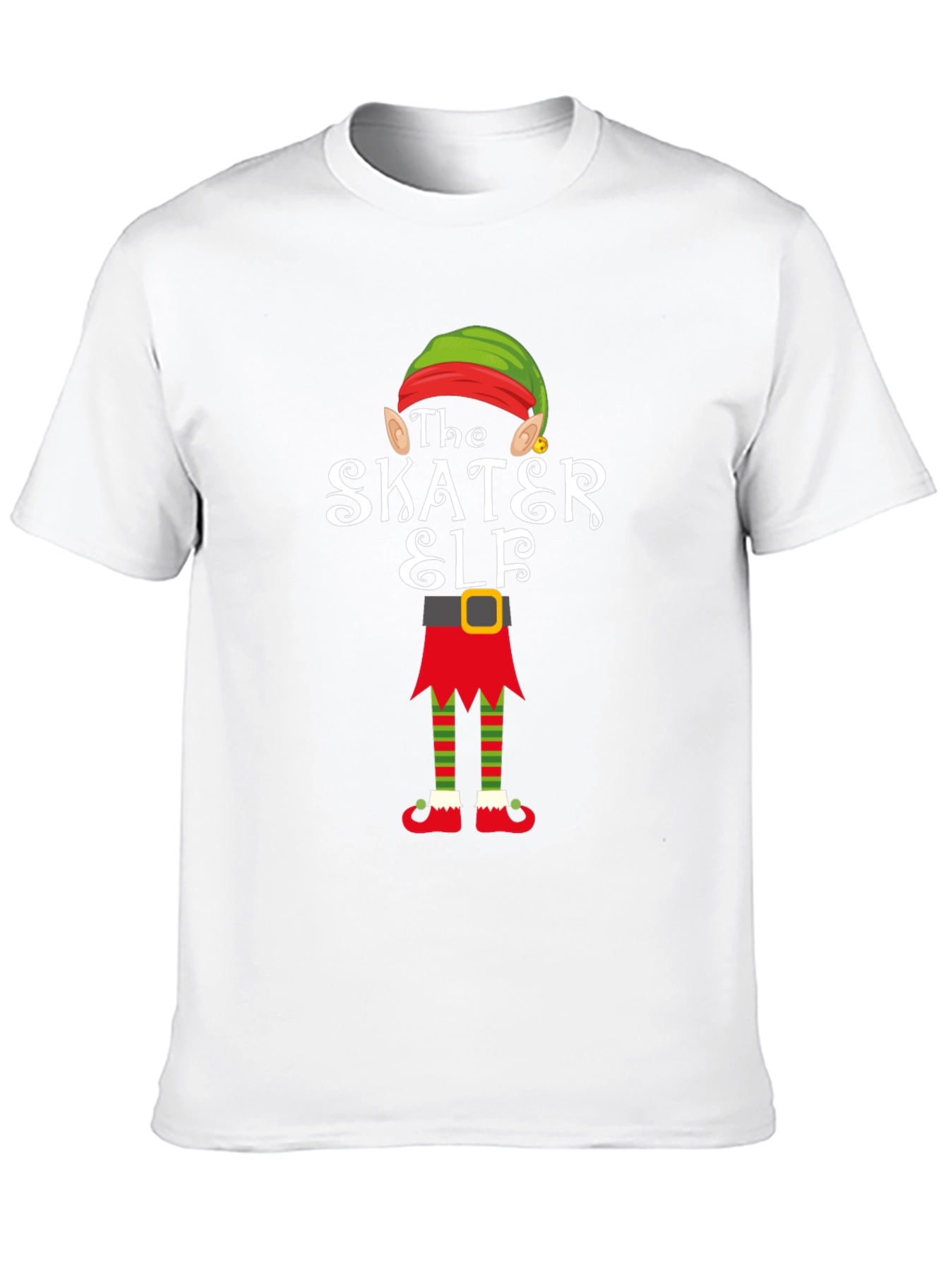 The Skater Elf Holiday T-Shirt