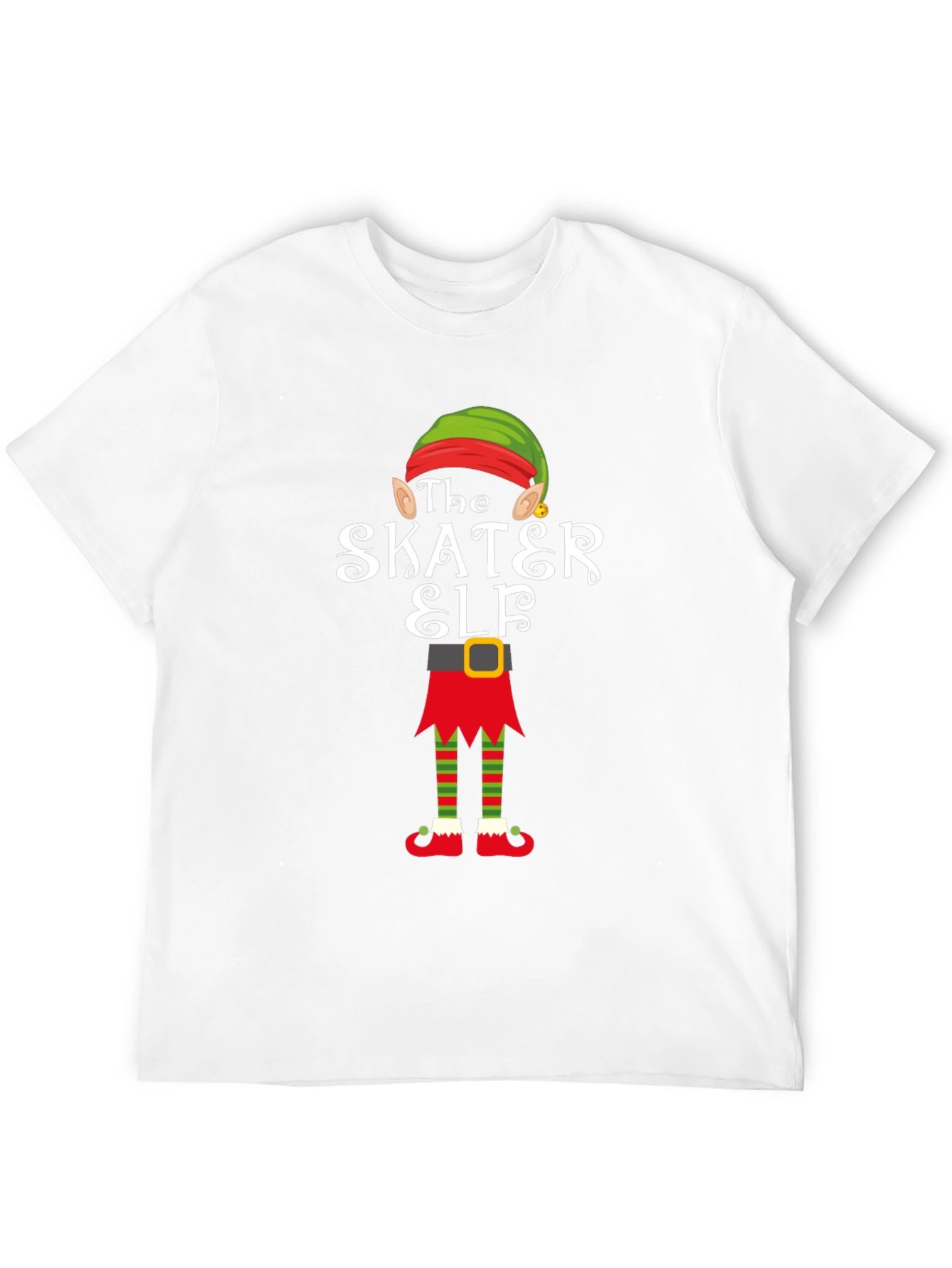 The Skater Elf Holiday T-Shirt