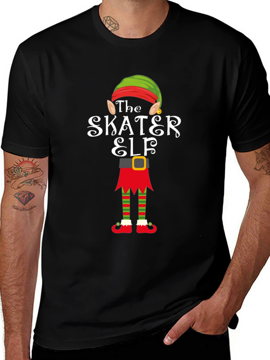 The Skater Elf Holiday T-Shirt
