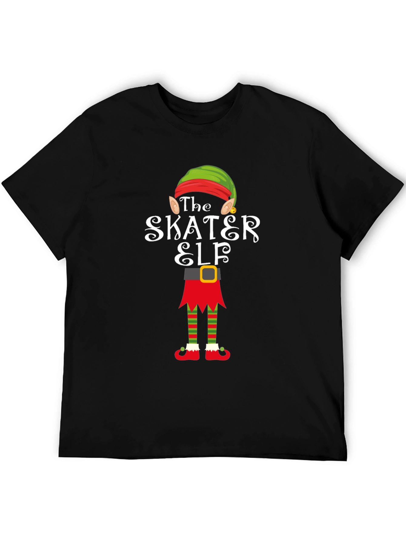 The Skater Elf Holiday T-Shirt