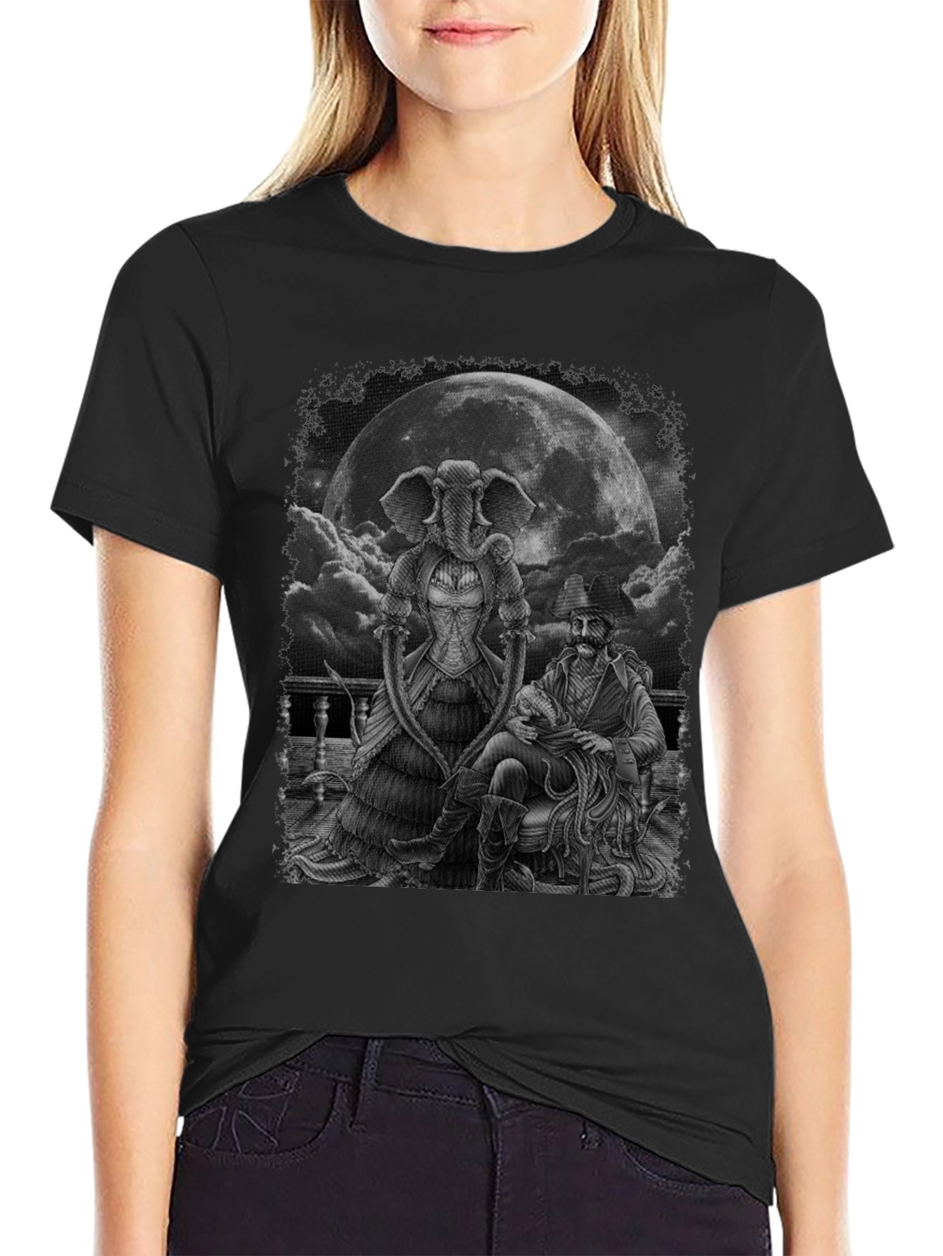 Steampunk Elephant & Captain T-Shirt
