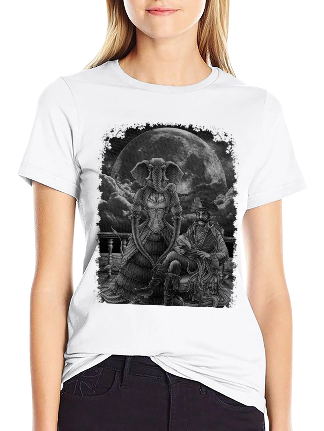 Steampunk Elephant & Captain T-Shirt