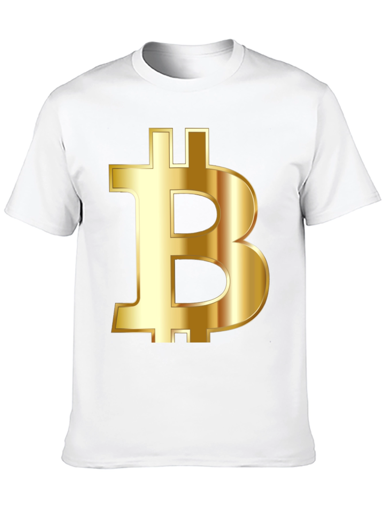Bitcoin Gold Logo Black T-Shirt