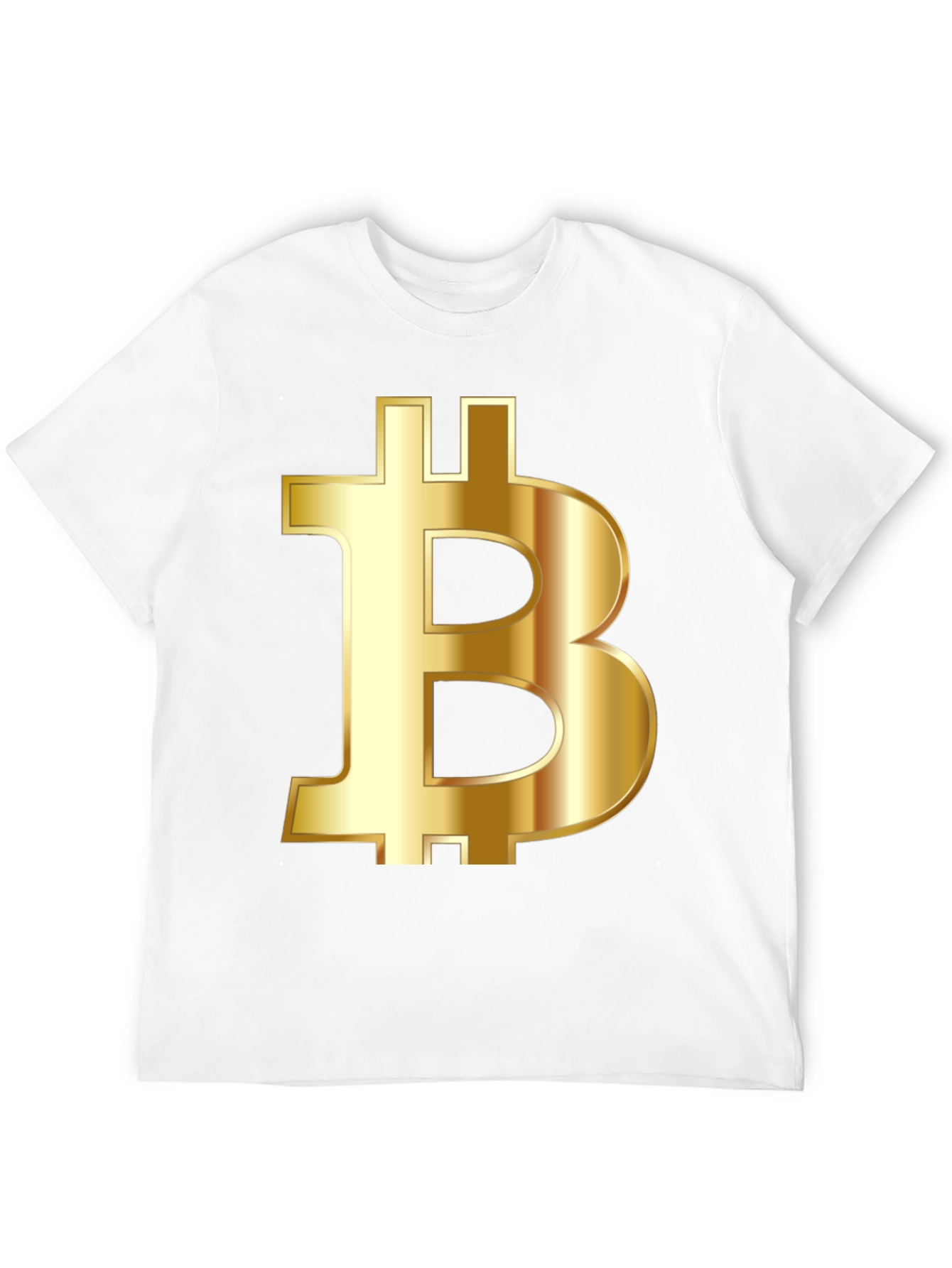 Bitcoin Gold Logo Black T-Shirt