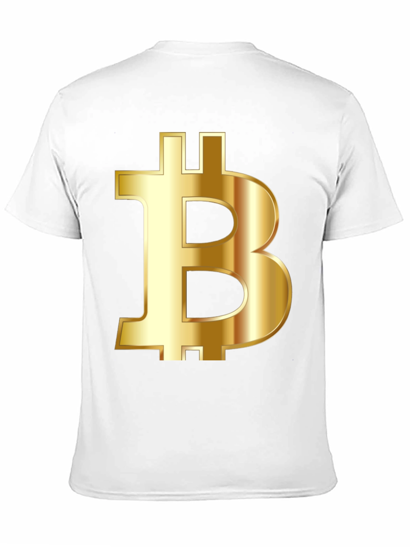 Bitcoin Gold Logo Black T-Shirt