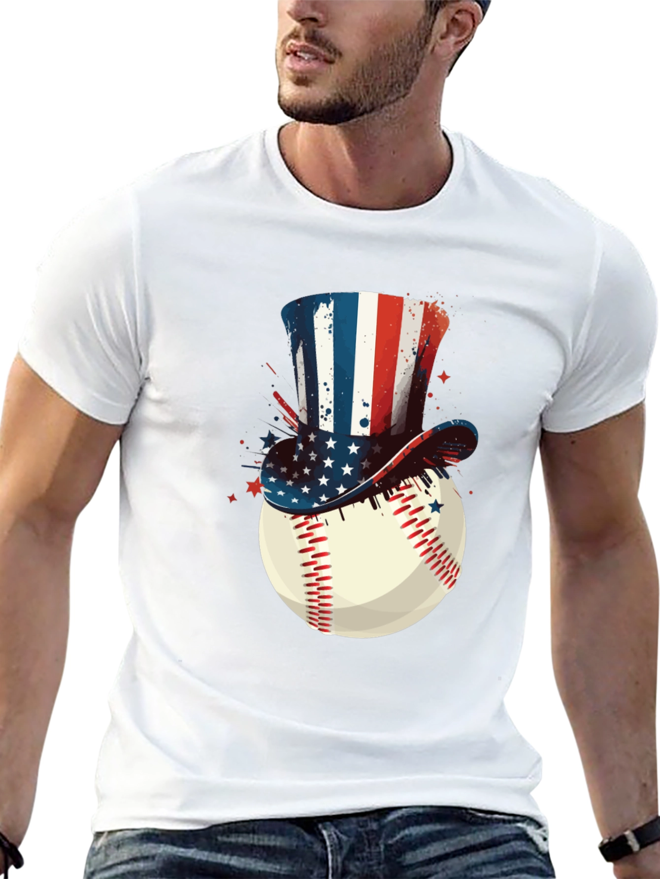 Patriotic Baseball T-Shirt