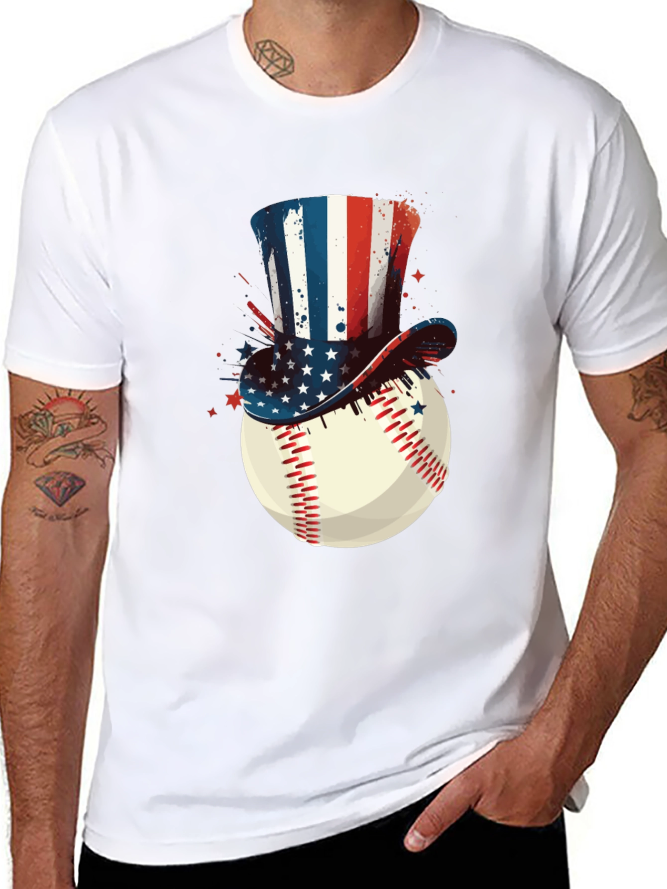 Patriotic Baseball T-Shirt