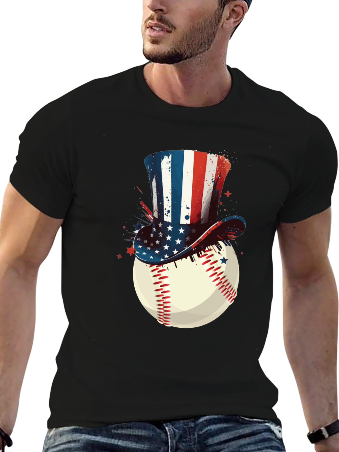 Patriotic Baseball T-Shirt