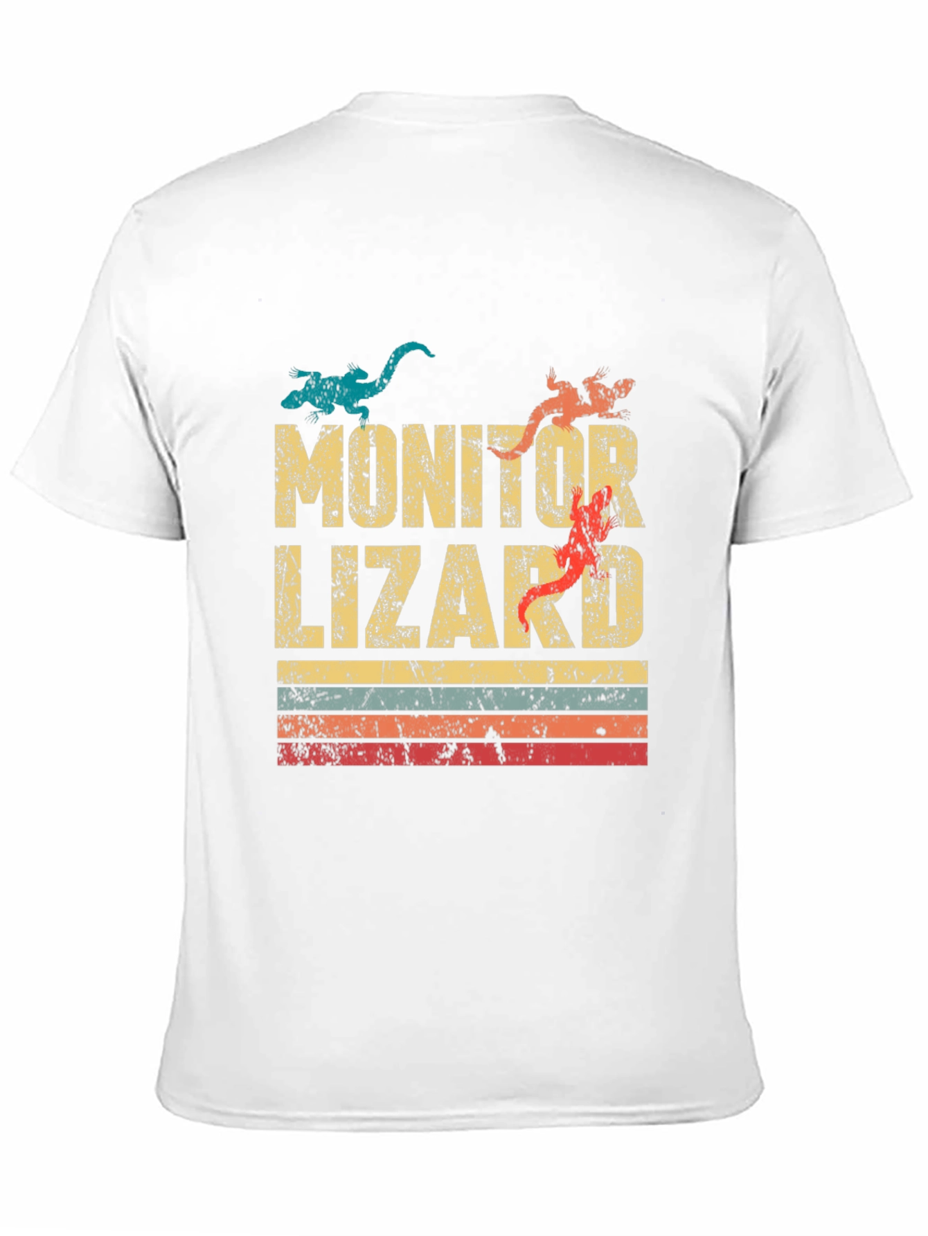 Monitor Lizard Retro T-Shirt
