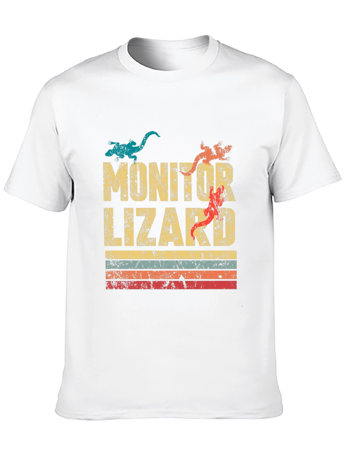 Monitor Lizard Retro T-Shirt