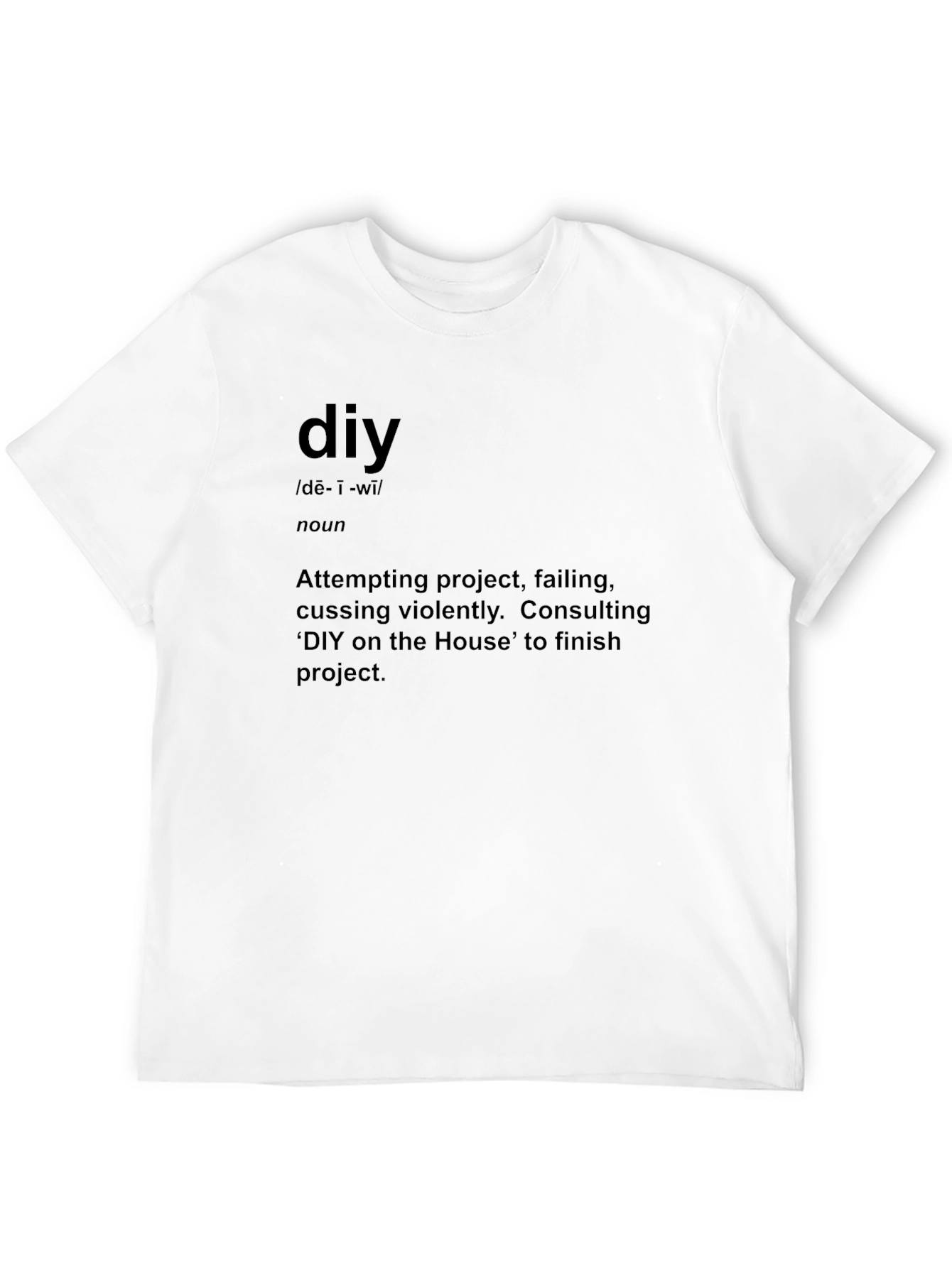 DIY Definition Graphic Tee - Black