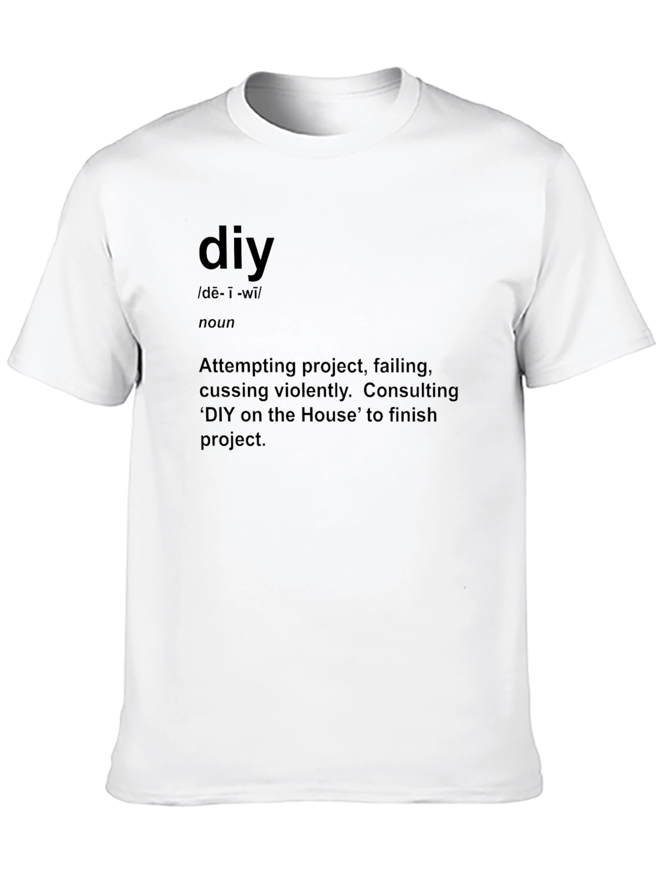 DIY Definition Graphic Tee - Black