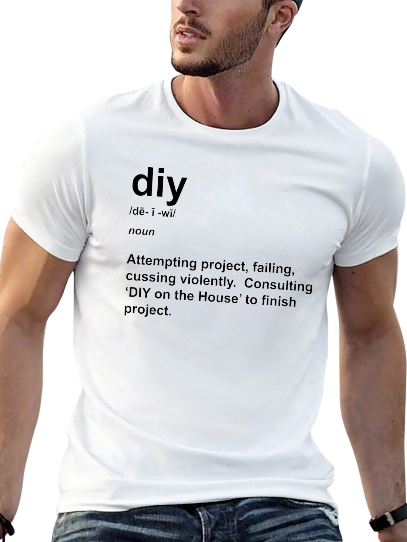 DIY Definition Graphic Tee - Black