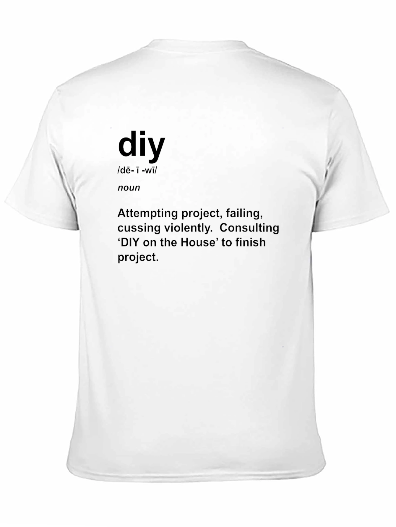 DIY Definition Graphic Tee - Black