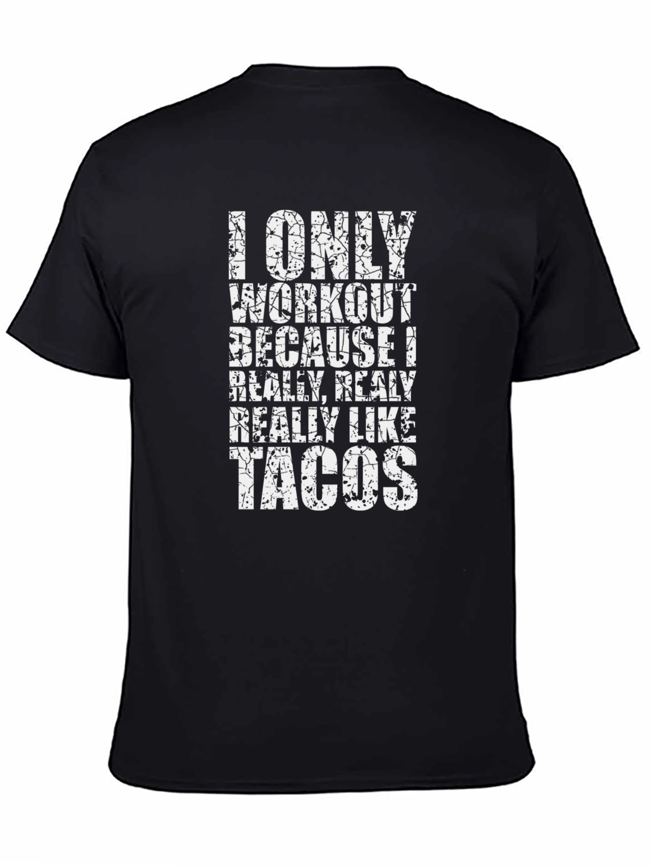 Funny Workout Taco Graphic T-Shirt