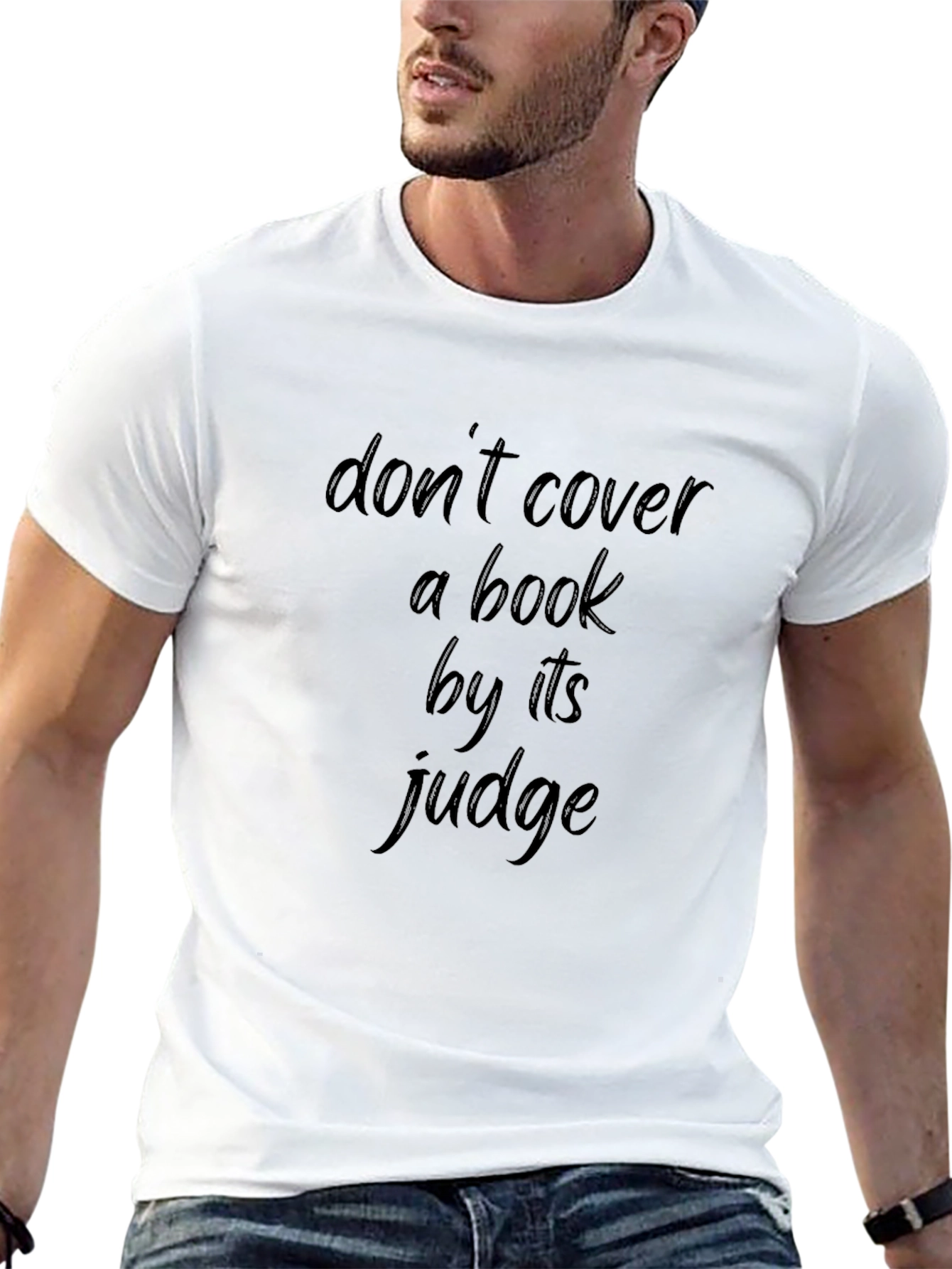 Dont Cover a Book by its Judge Black T-Shirt