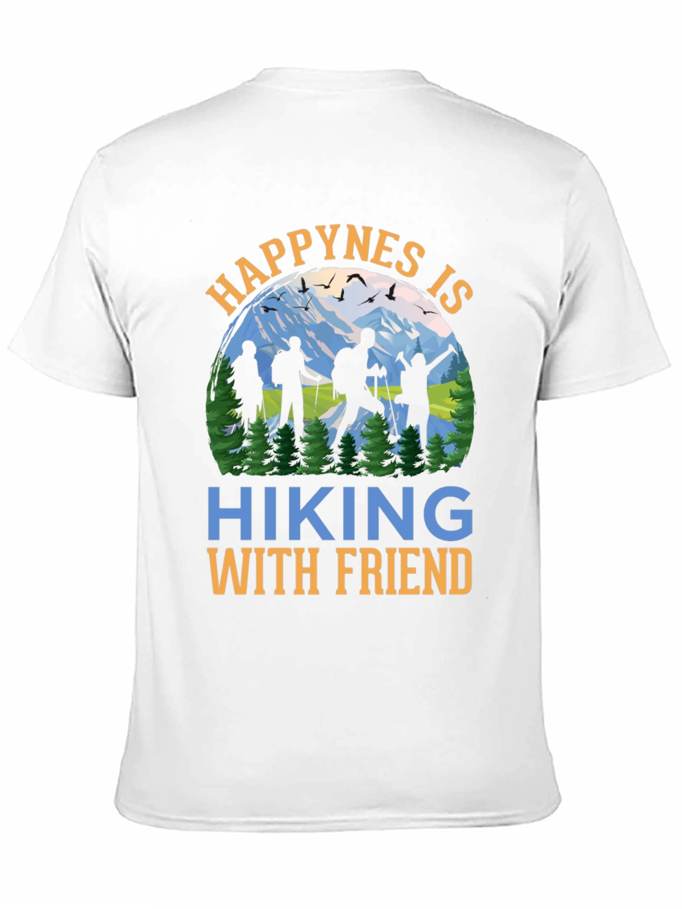 Hiking With Friends Graphic T-Shirt