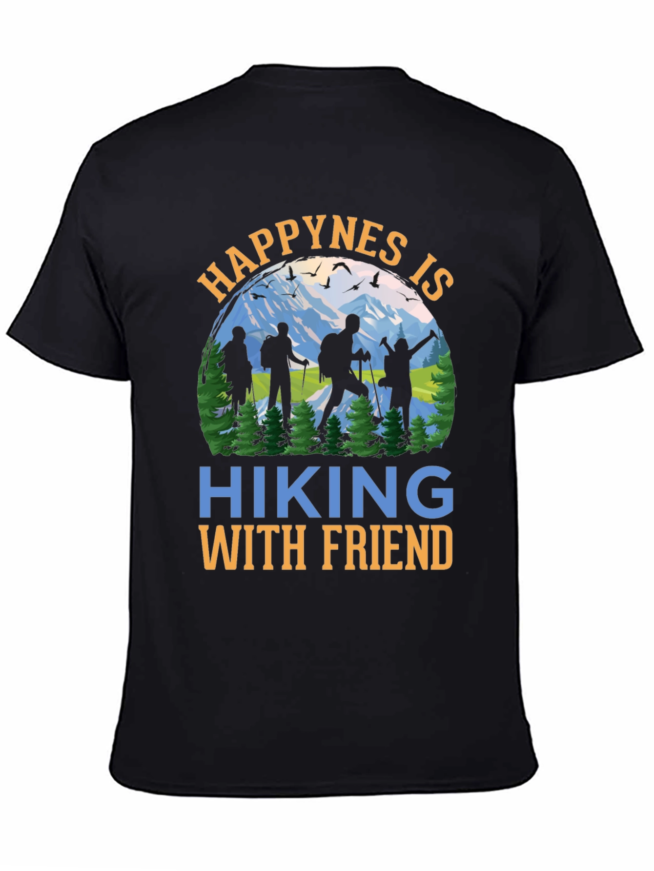 Hiking With Friends Graphic T-Shirt