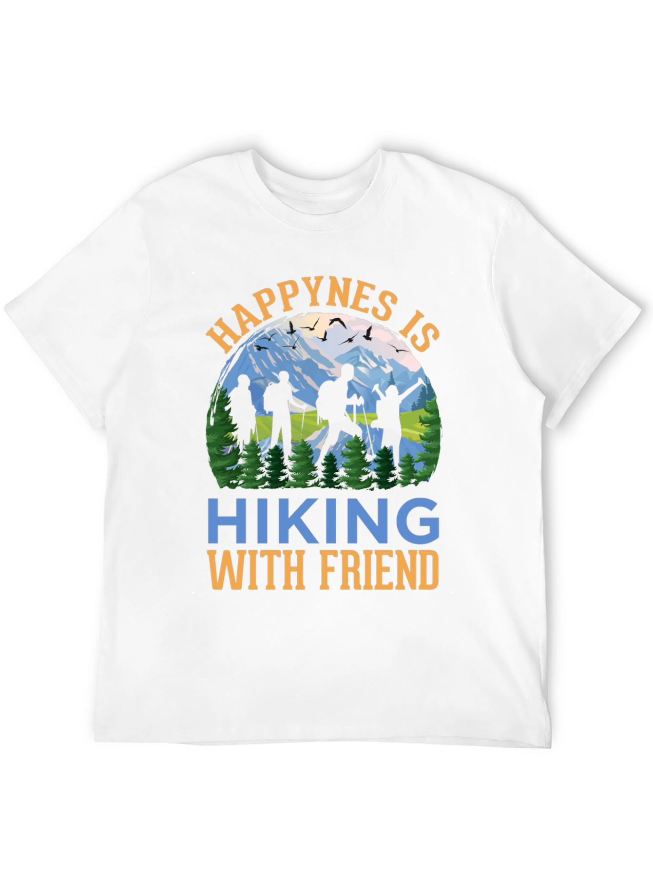 Hiking With Friends Graphic T-Shirt