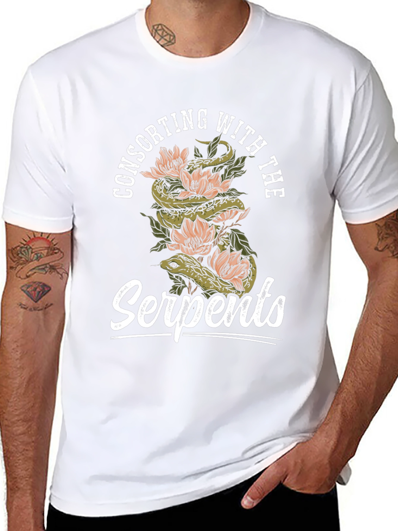 Consorting with Serpents Graphic Tee