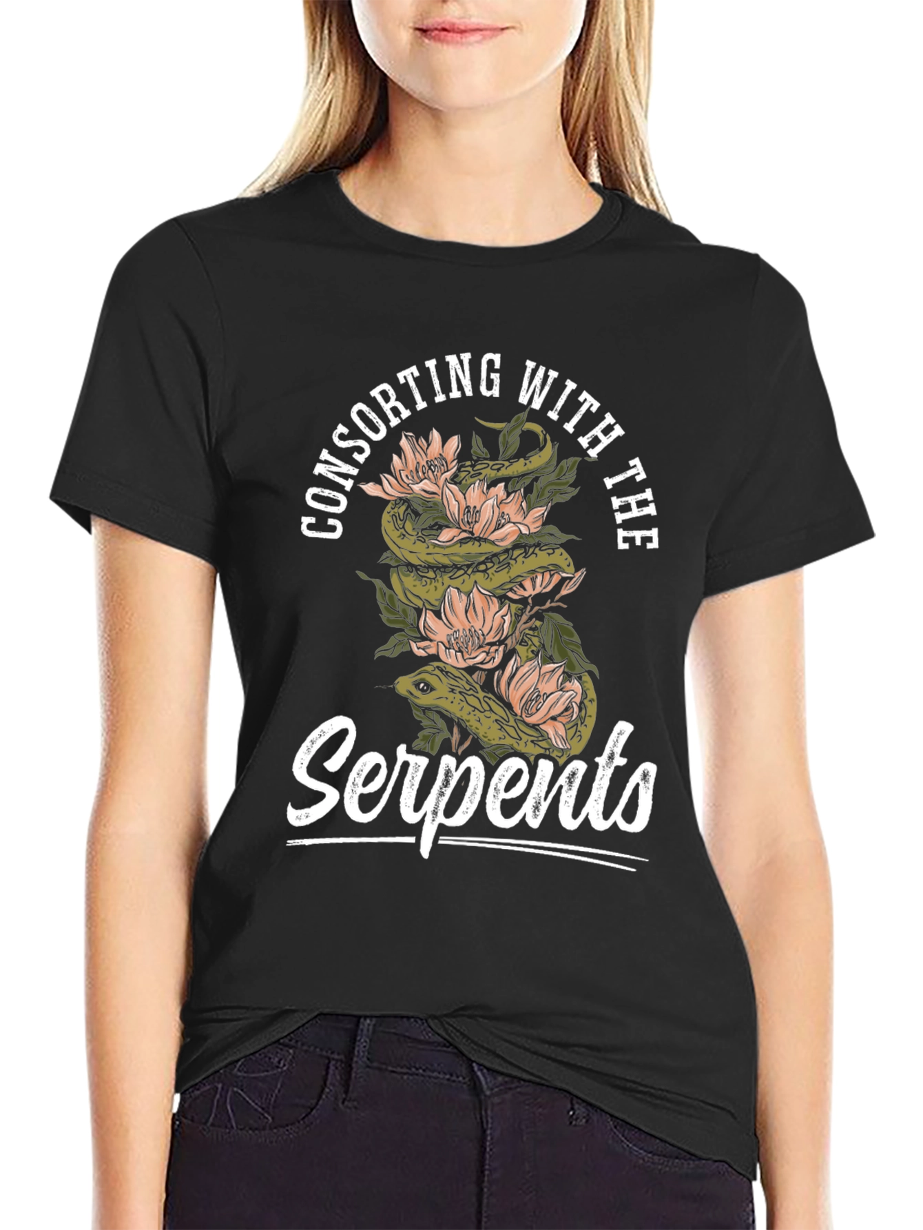 Consorting with Serpents Graphic Tee
