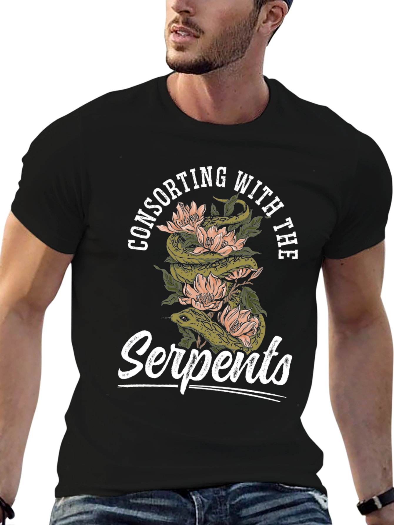 Consorting with Serpents Graphic Tee