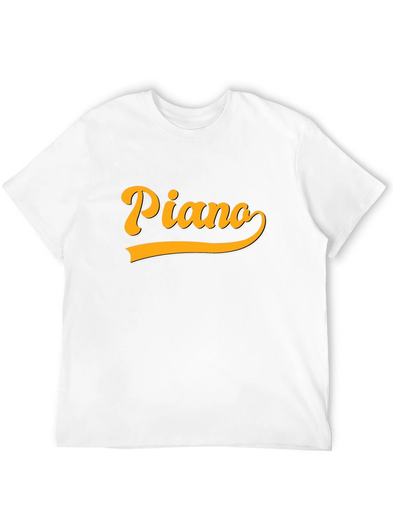 Piano Retro Style Graphic T-Shirt