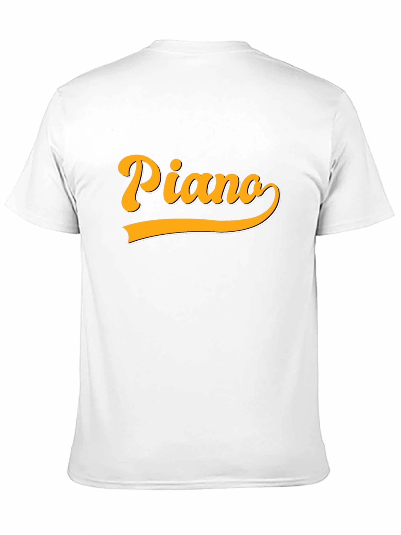 Piano Retro Style Graphic T-Shirt