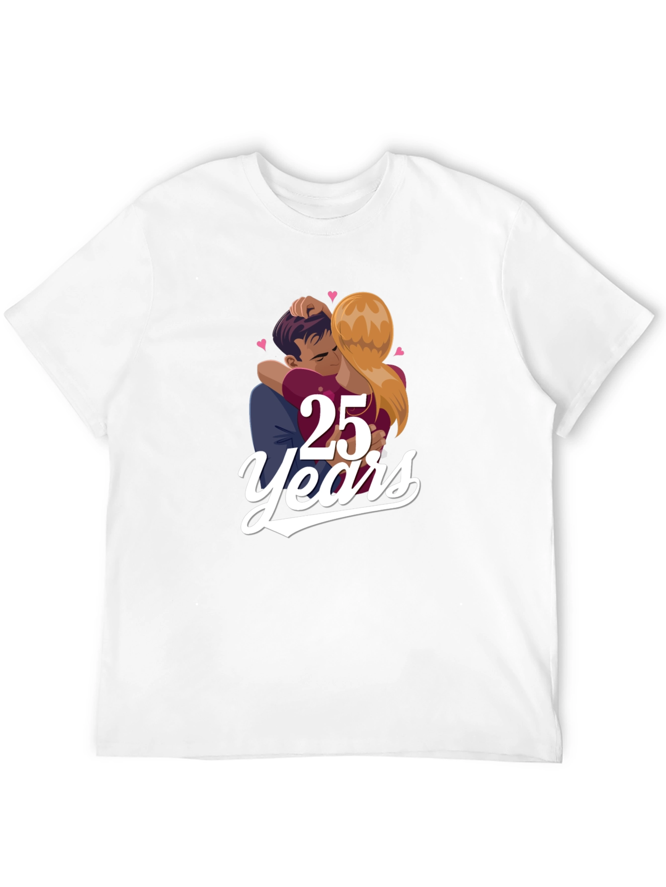 25th Anniversary Couple Graphic Tee