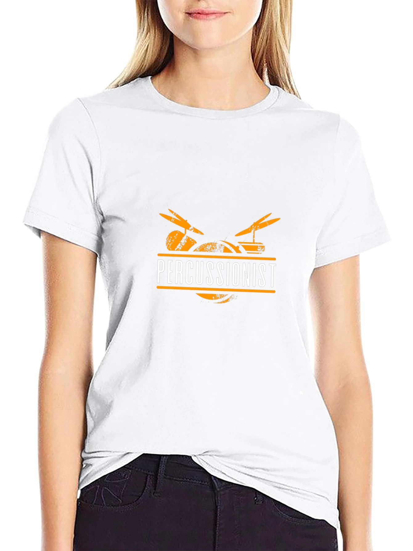 Percussionist Drum Set Graphic Tee