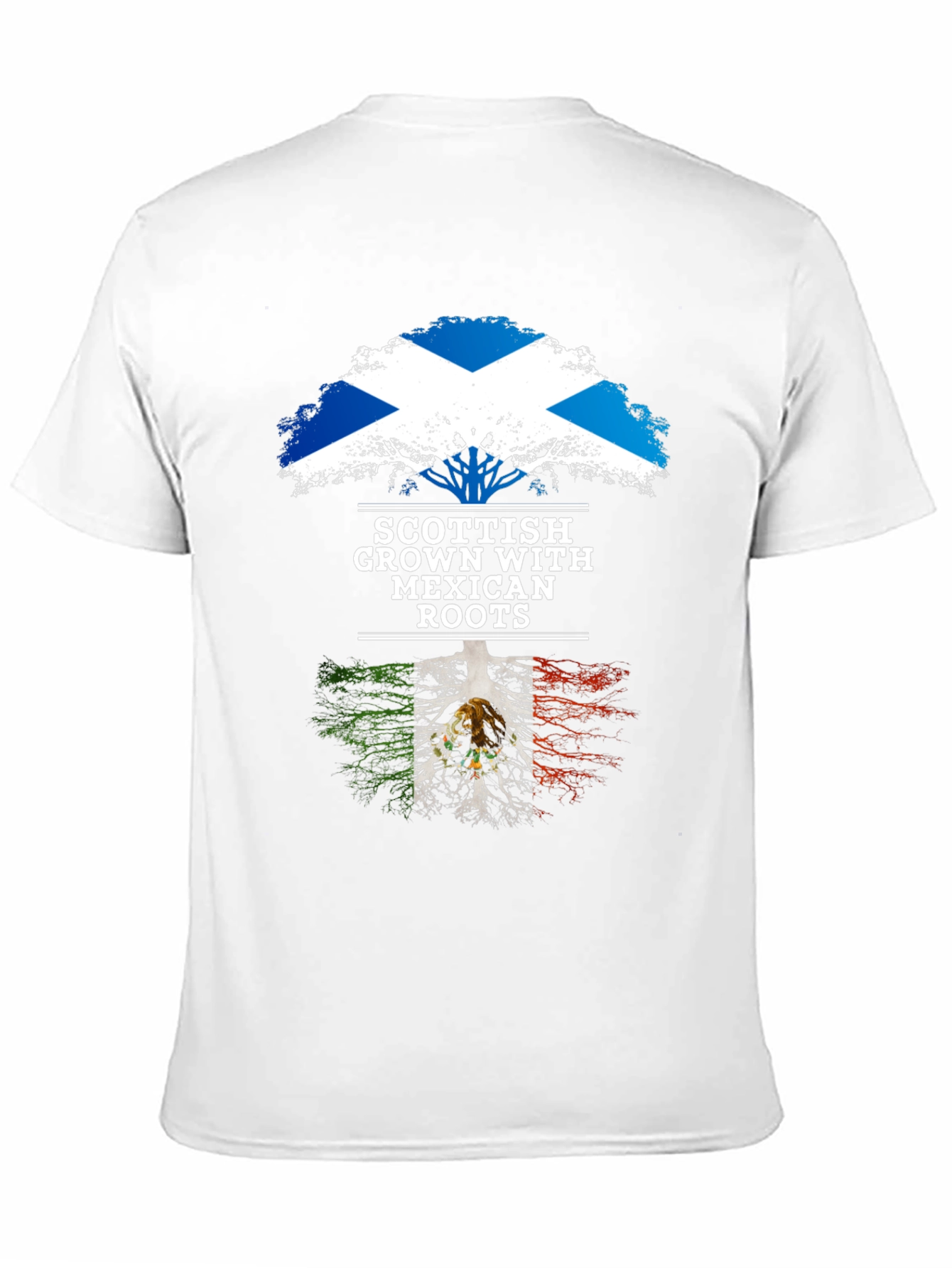 Scottish Mexican Roots Tree T-Shirt