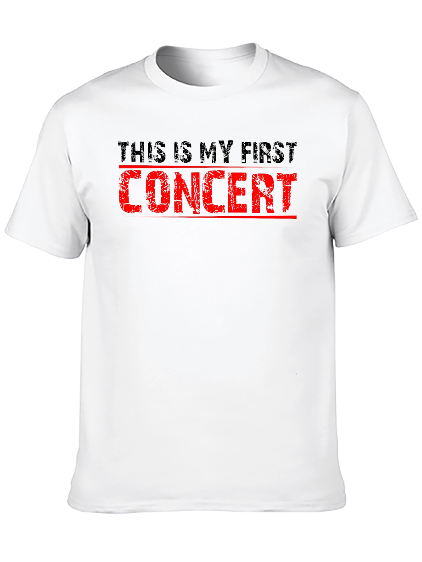 First Concert T-Shirt - Black Cotton Tee