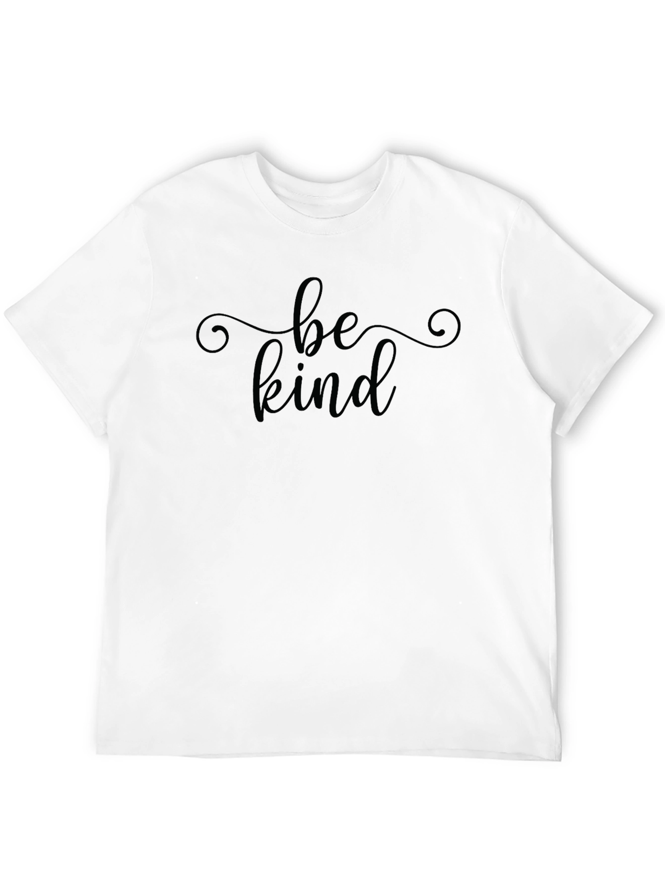 Be Kind Graphic Tee - Soft Black T-Shirt
