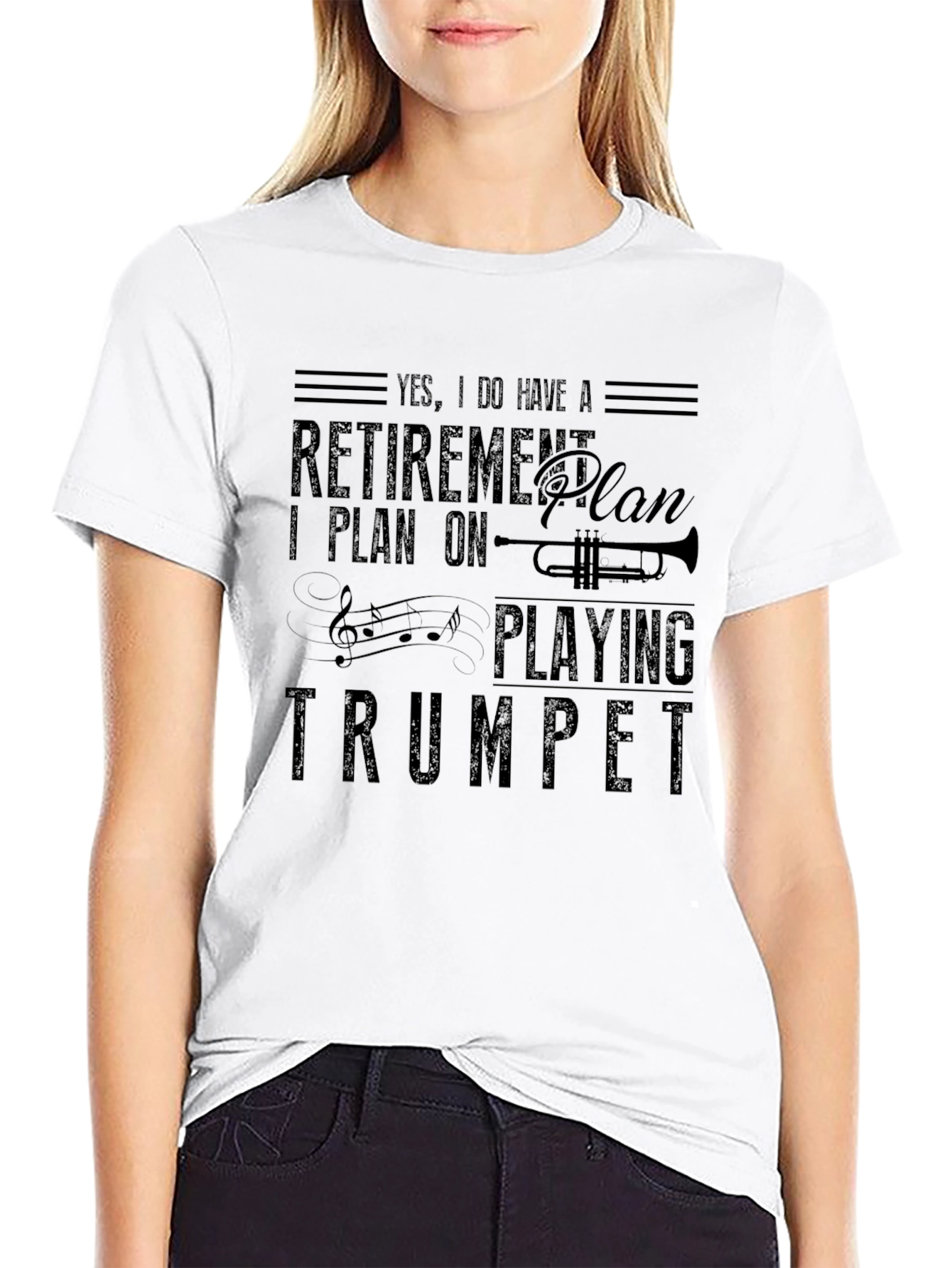 Retirement Plan Trumpet T-Shirt - Musician Gift