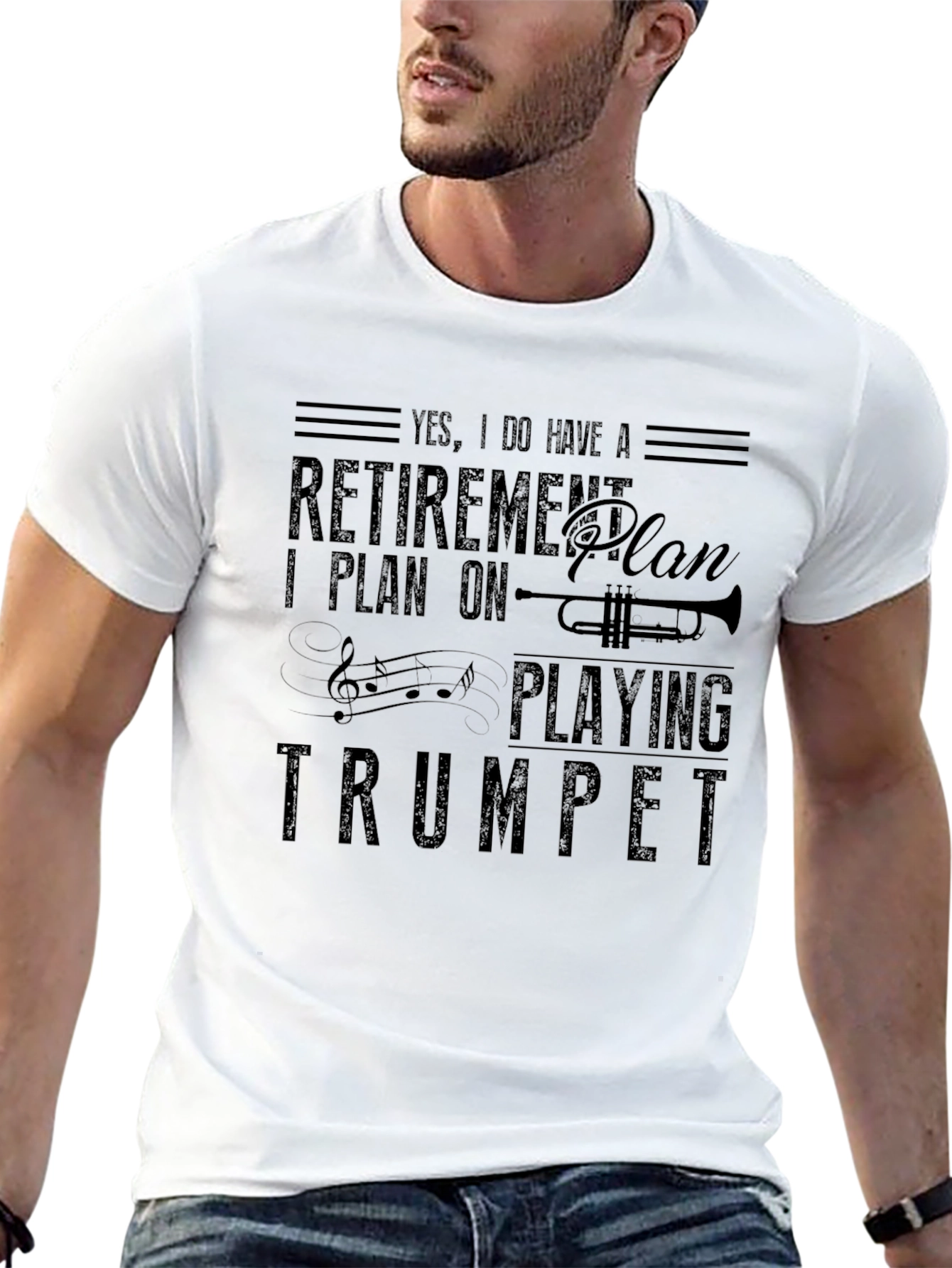 Retirement Plan Trumpet T-Shirt - Musician Gift