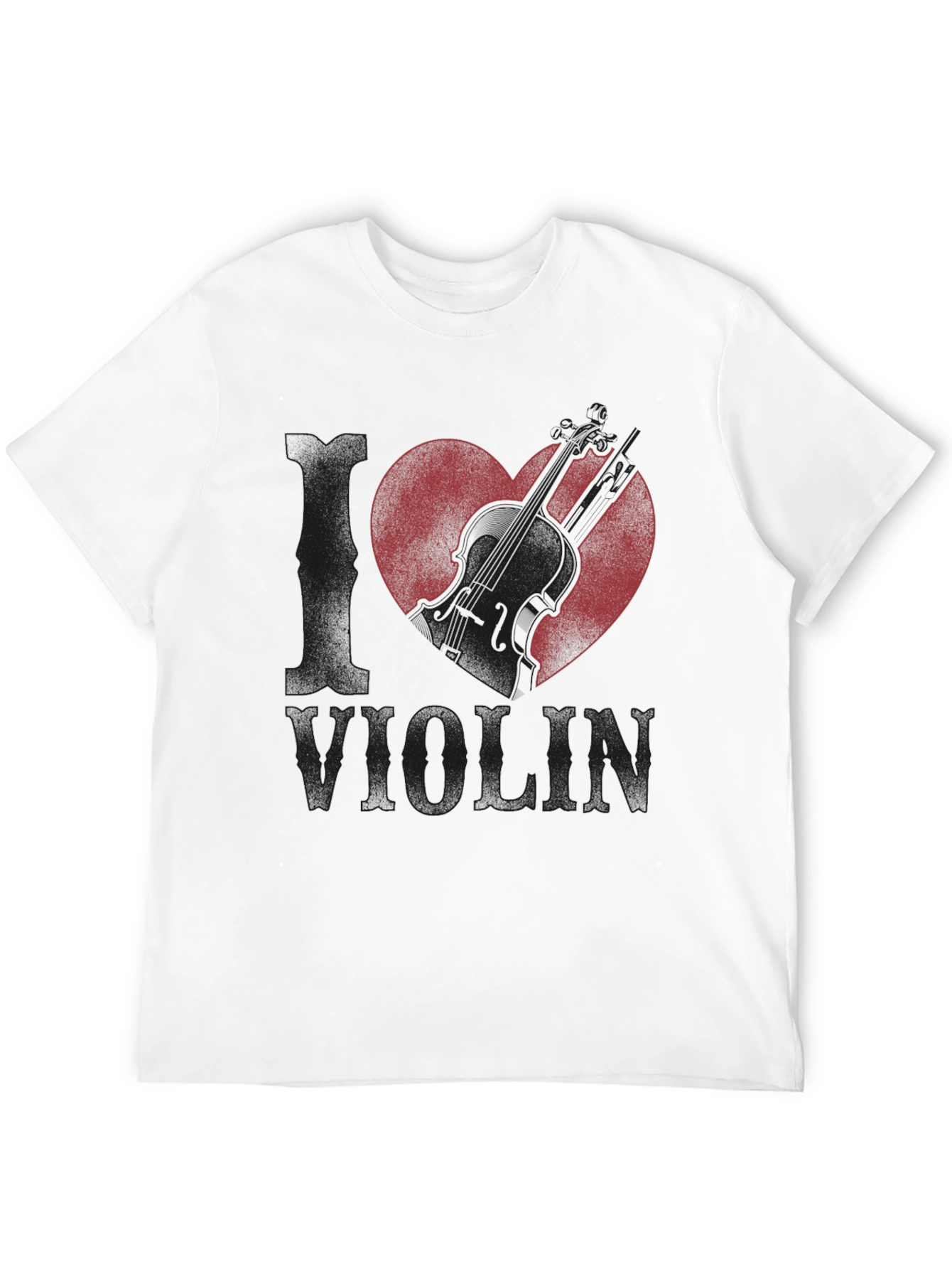 I Love Violin Graphic Tee - Musician T-Shirt
