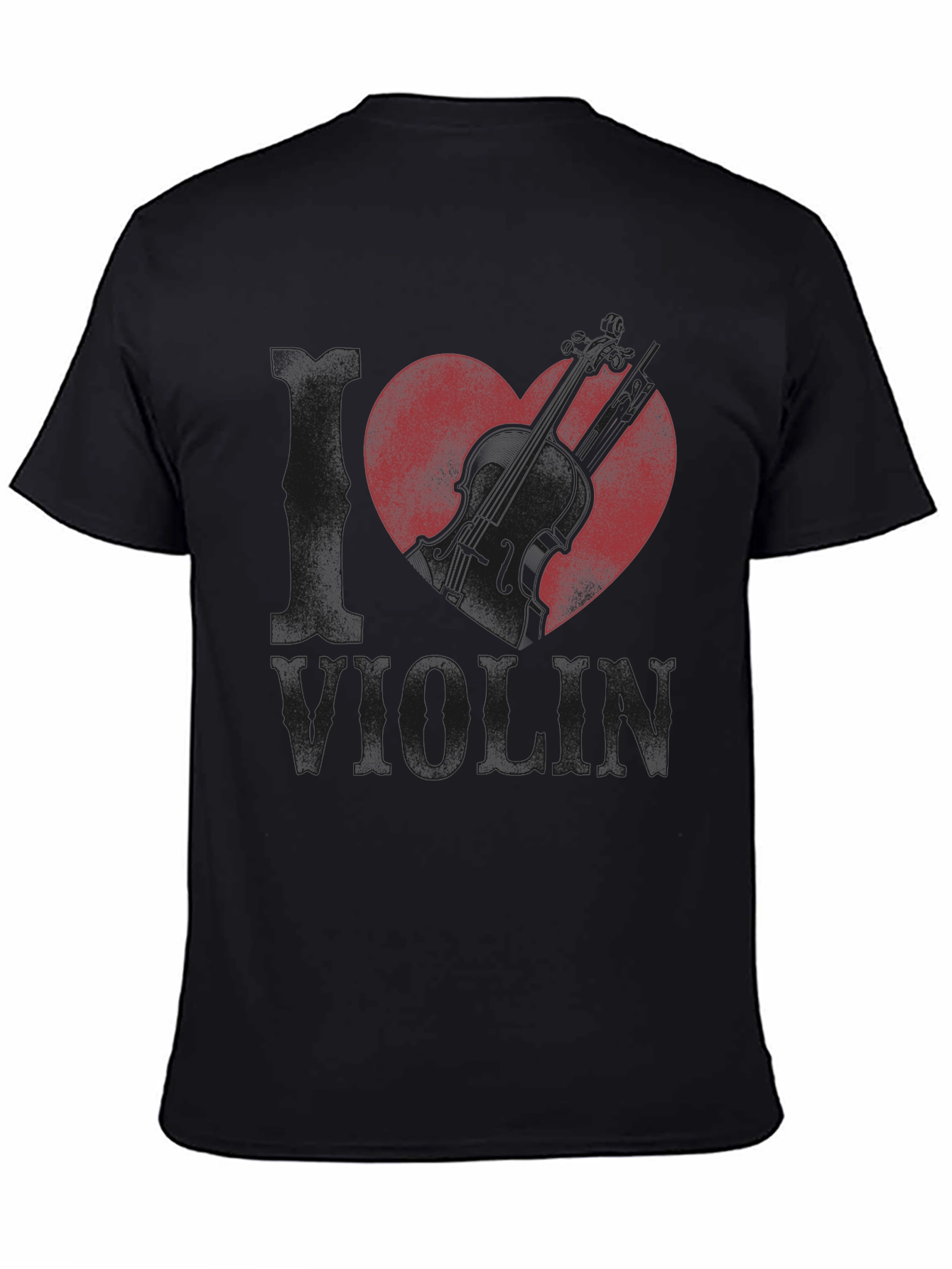 I Love Violin Graphic Tee - Musician T-Shirt