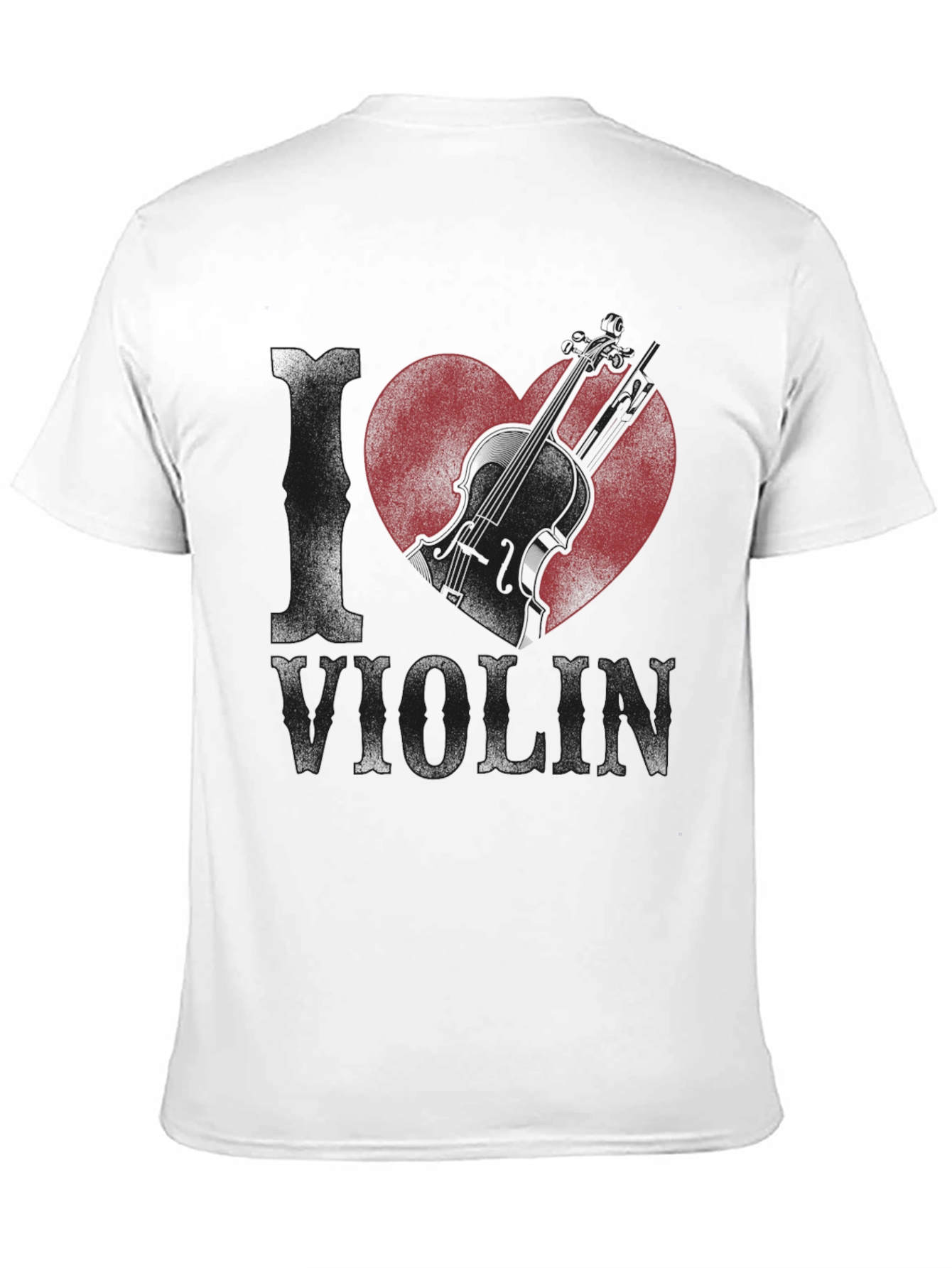 I Love Violin Graphic Tee - Musician T-Shirt