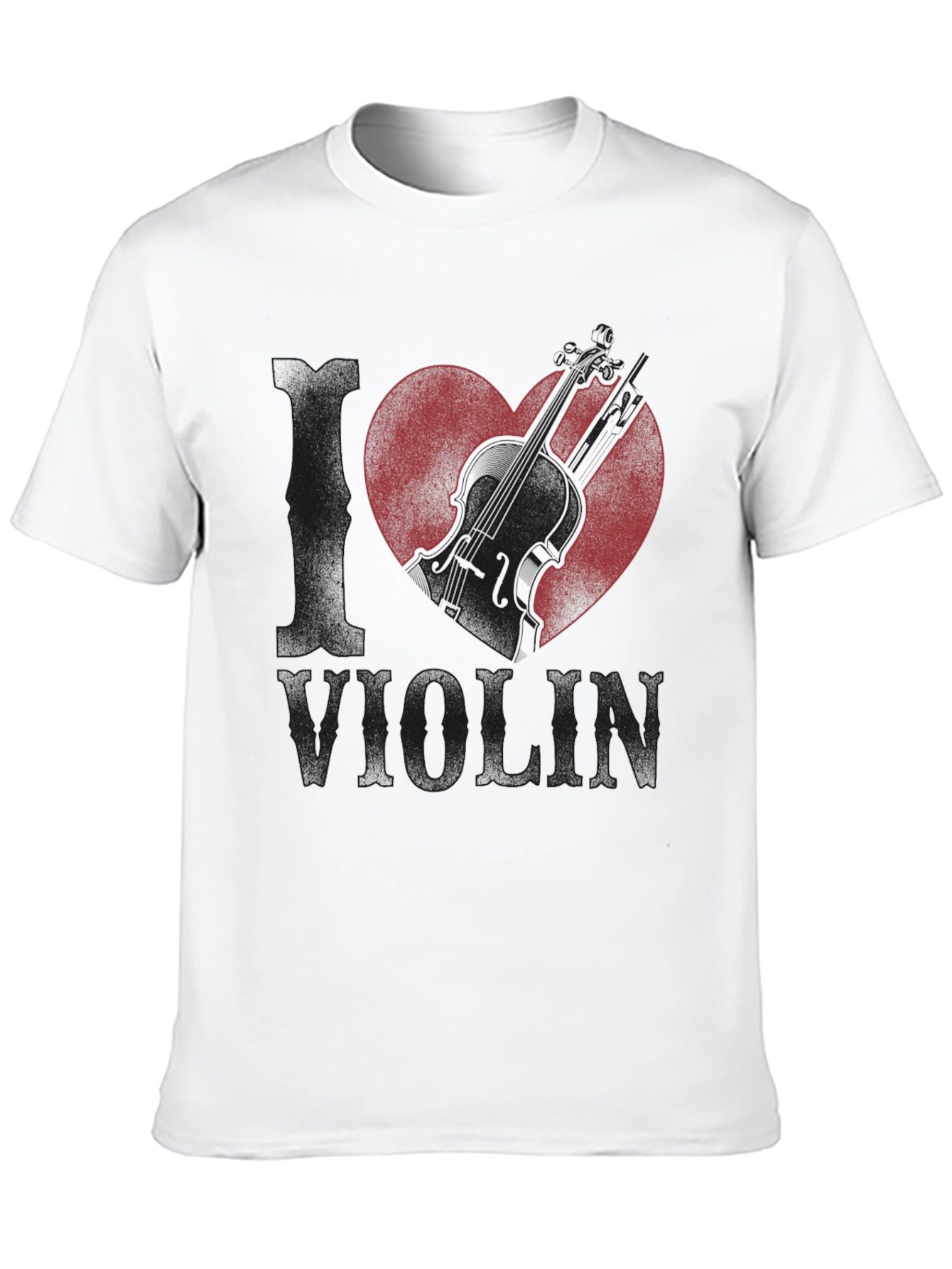 I Love Violin Graphic Tee - Musician T-Shirt