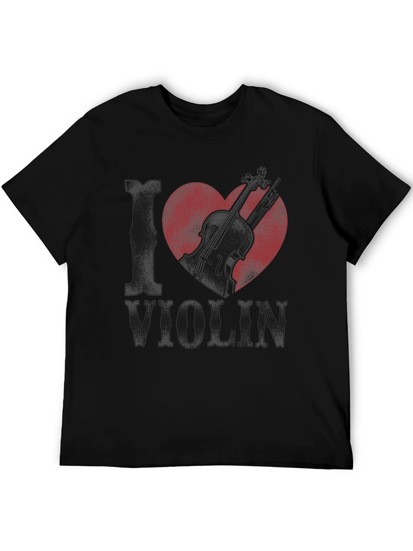 I Love Violin Graphic Tee - Musician T-Shirt
