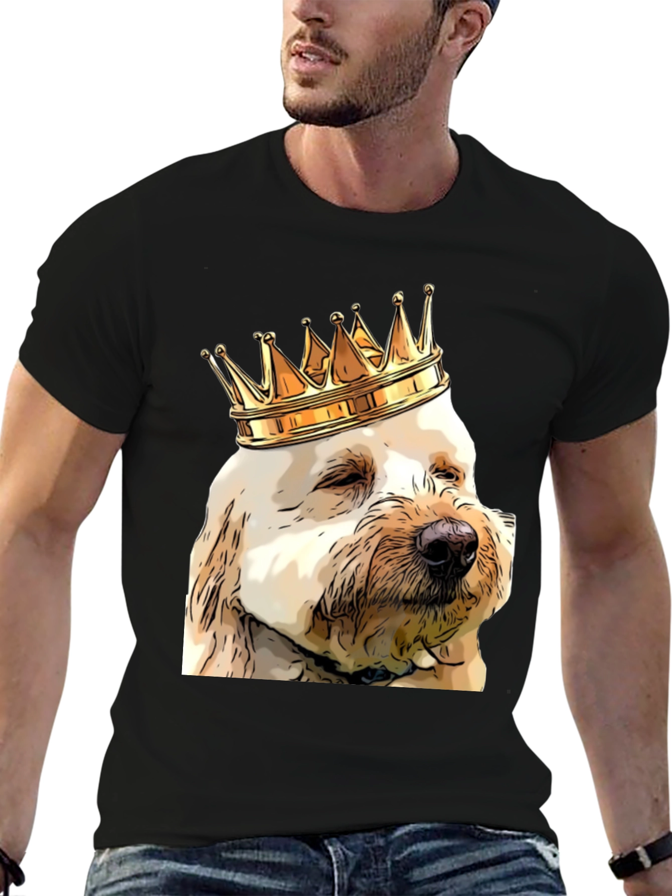 King Dog T-Shirt - Funny Pet Lover Tee