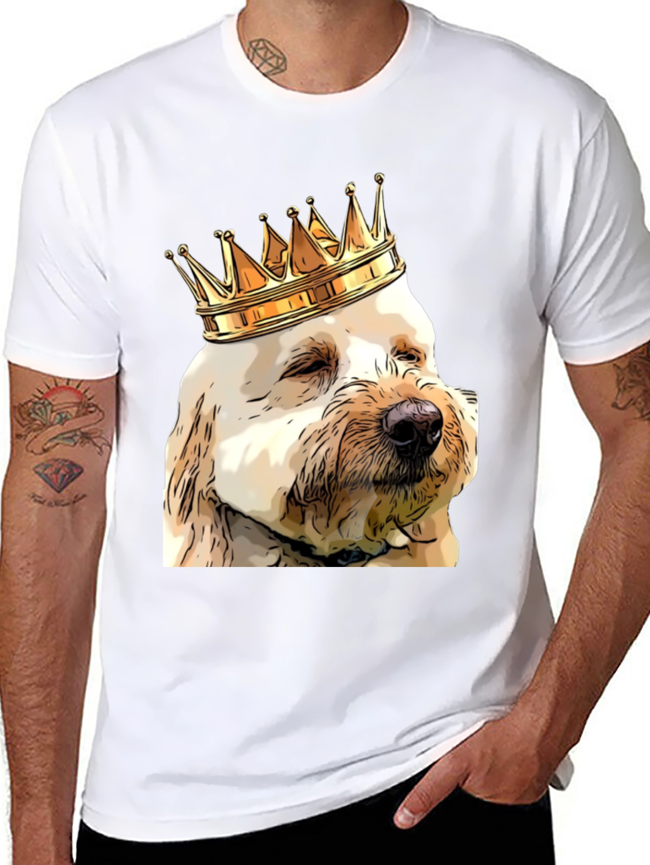 King Dog T-Shirt - Funny Pet Lover Tee