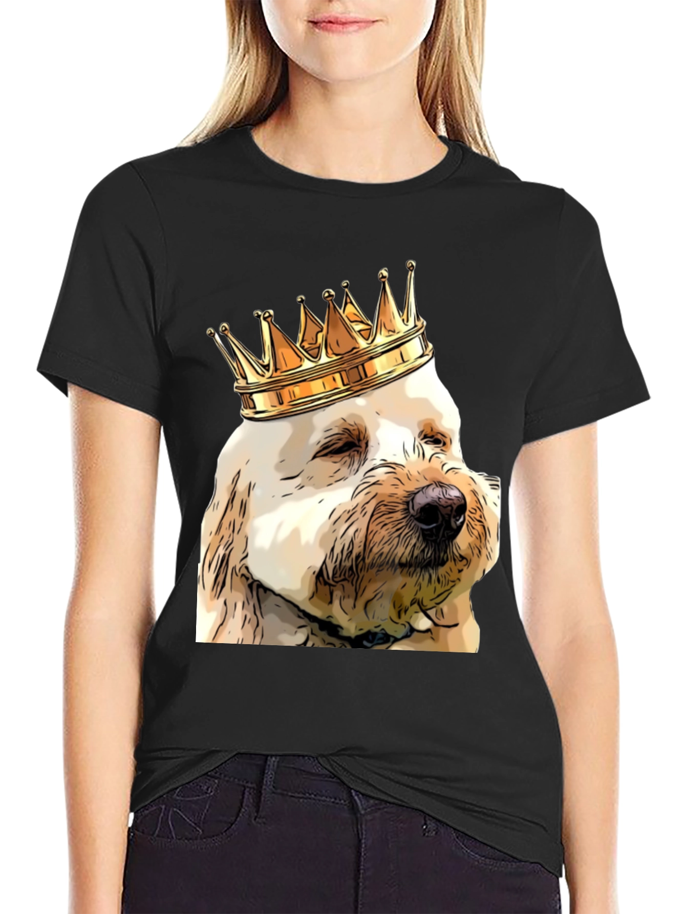 King Dog T-Shirt - Funny Pet Lover Tee